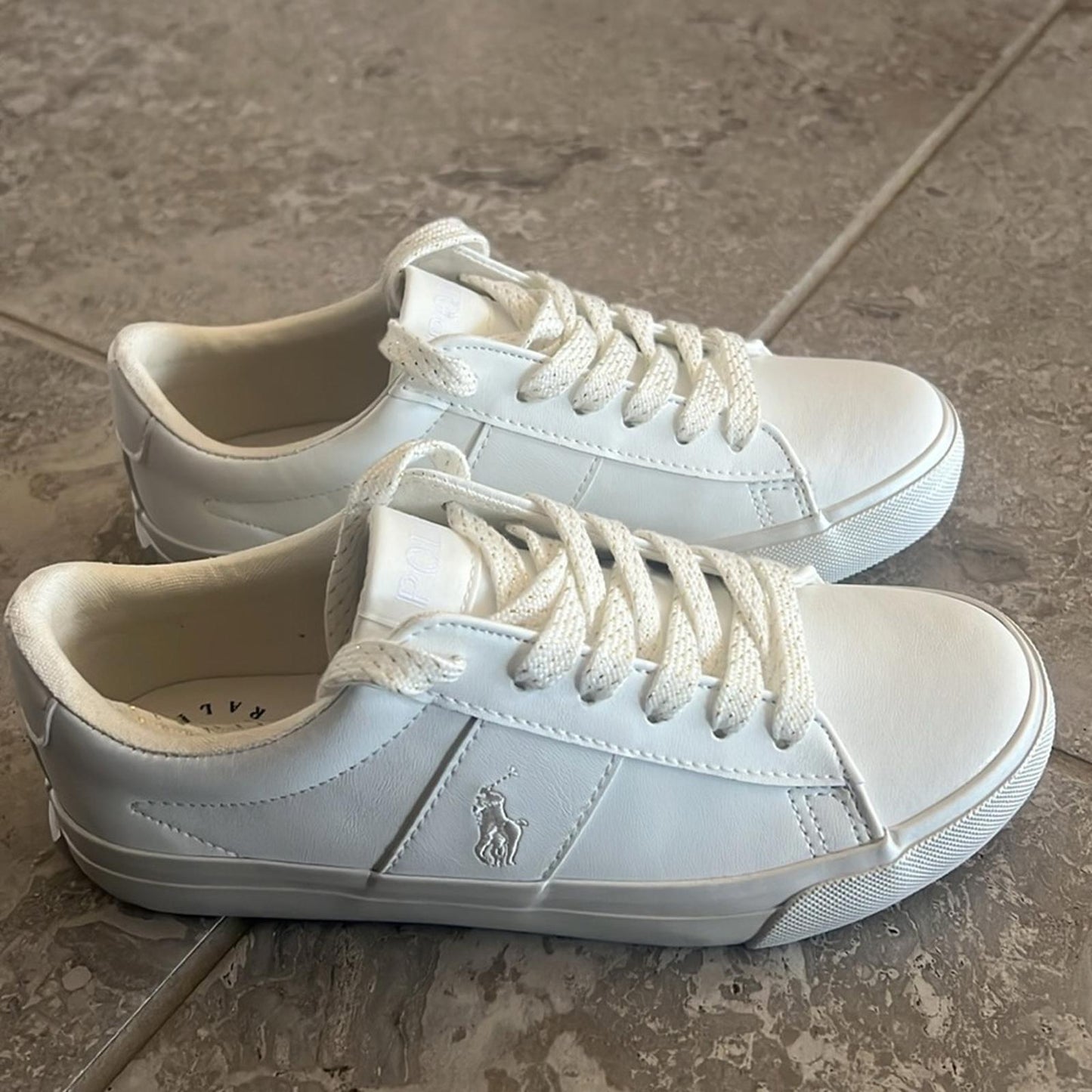 Polo Ralph Lauren Kids Sayer Sneakers, Little Kid Size 2 NEW in Box