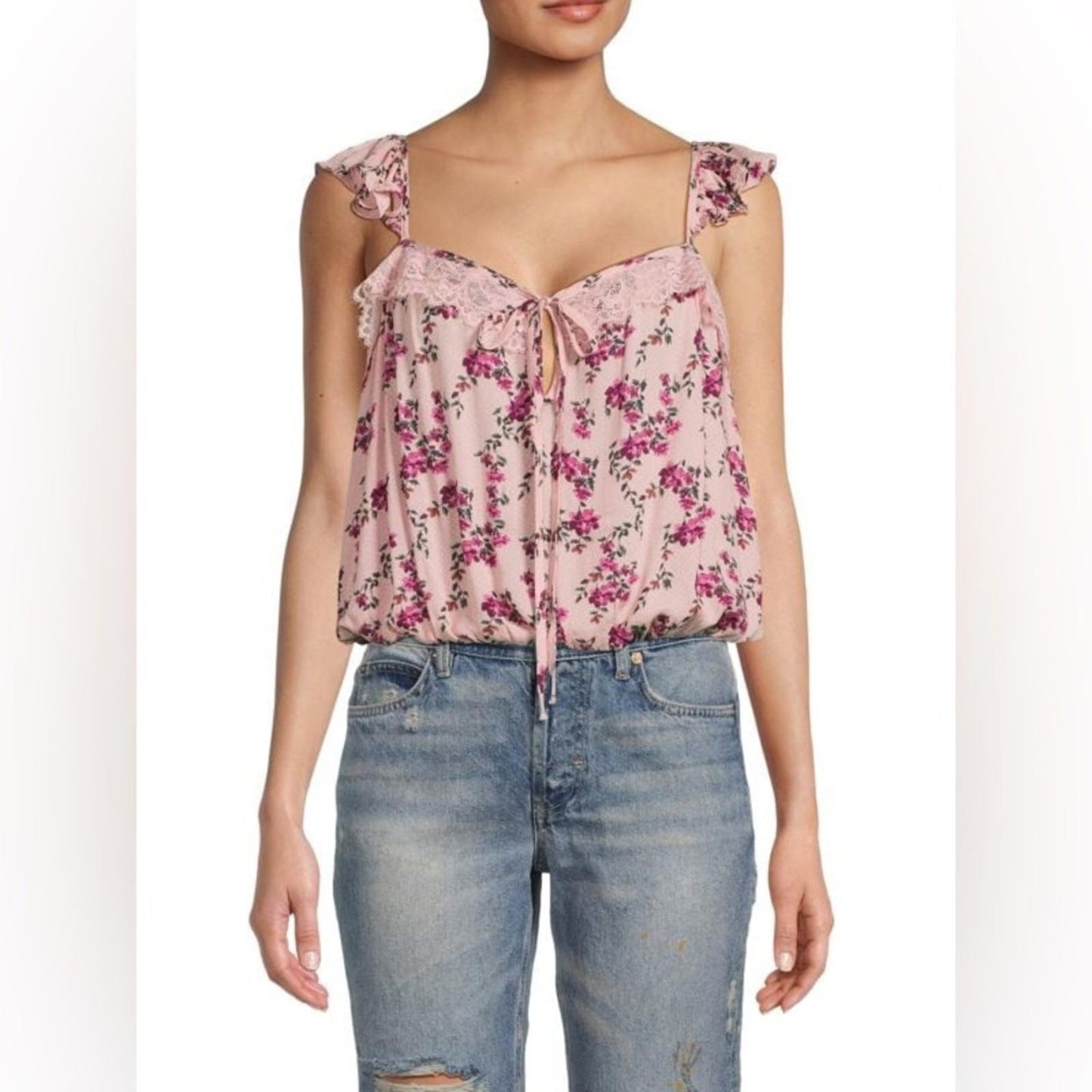 Free People Take It Away Thong Bodysuit Size S, New w/Tag