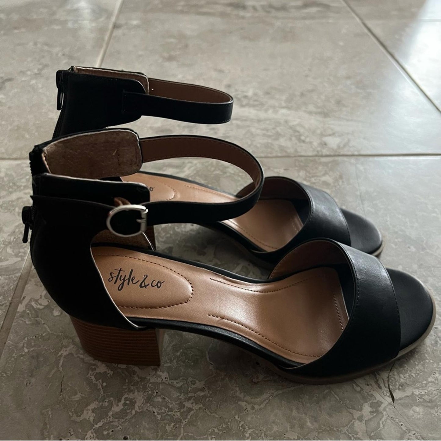 Style & Co Women’s Katerinaa Two-Piece Dress Sandals, Size 9.5M New without Box