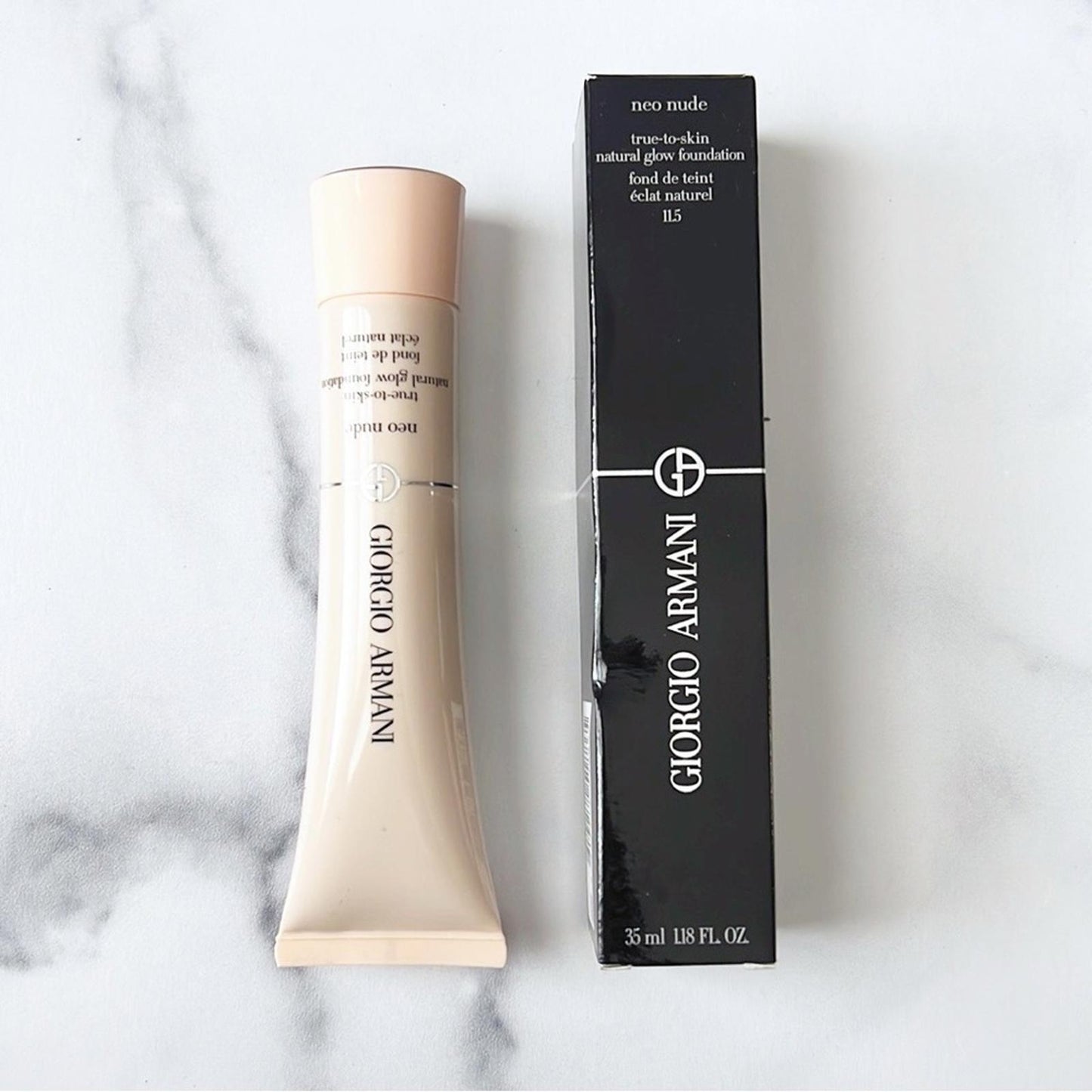 ARMANI Beauty Neo Nude Foundation #11.5 Natural Glow True to Skin 35ml NEW