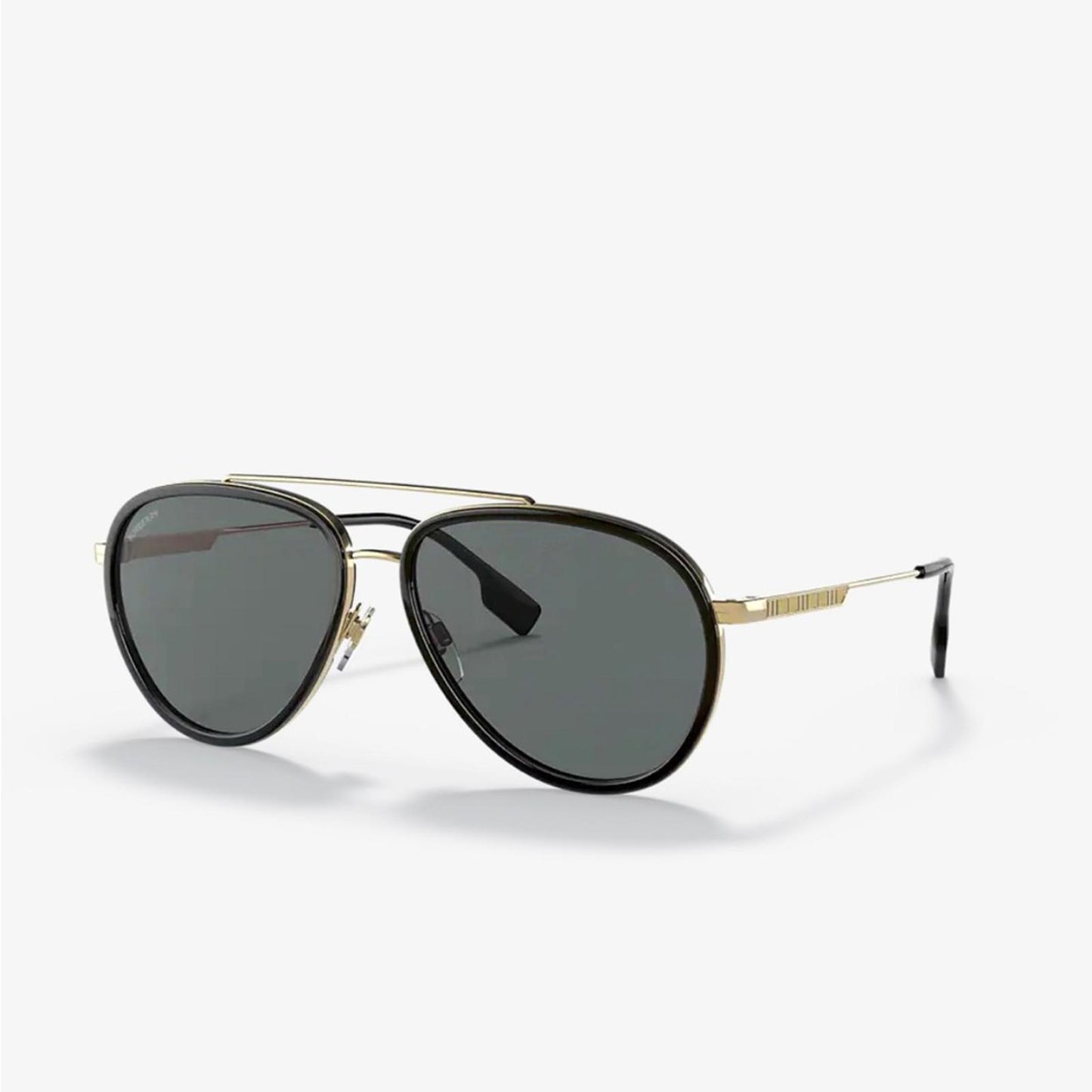 BURBERRY Oliver Aviator-Like Sunglasses, Polarized, Style BE3125 New w/Tag