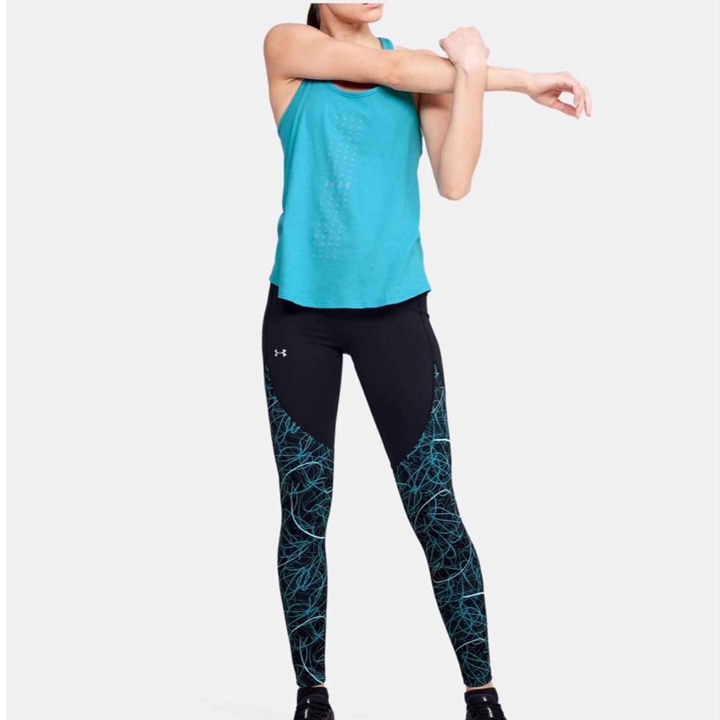 Under Armour Graphic Escape Blue Haze Tank Top, Size XS New w/Tag $25