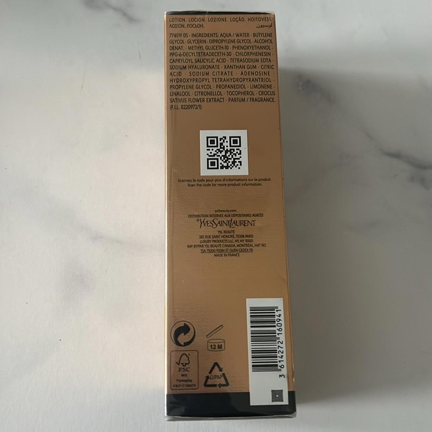 YSL OR ROUGE Lotion, 150 ml New in Box/Sealed