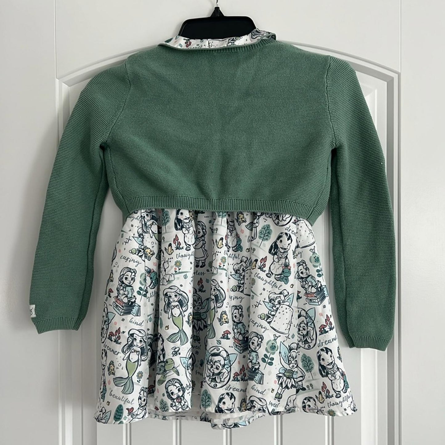 Disney Animators’ Collection Dress & Cardigan Sweater Set Size 5/6 EXCELLENT!