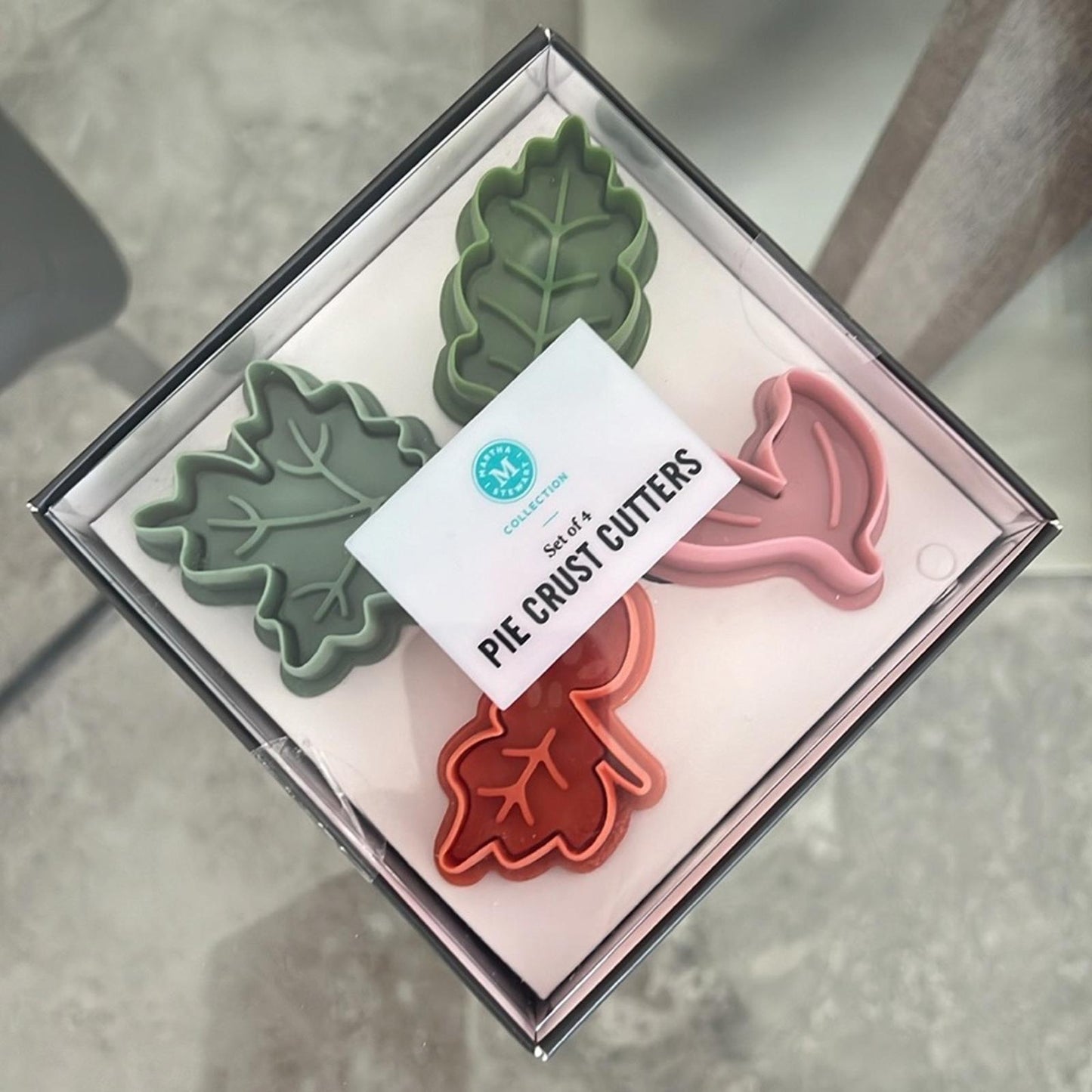X2 Martha Stewart Set of 4 Pie Crust Cutters, New in Box