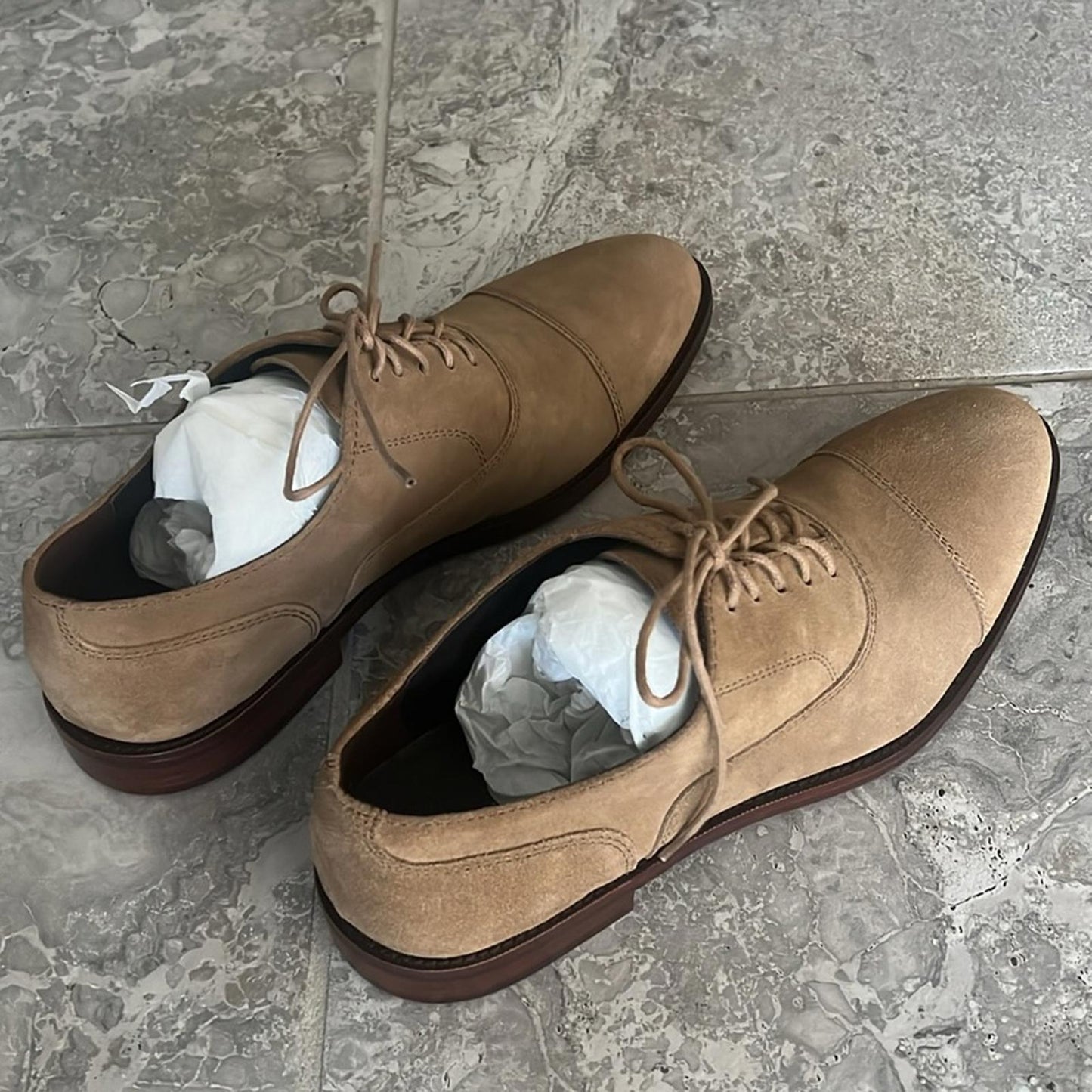 The Men's Store at Bloomingdale's Lace Up Cap Toe Dress Shoes Size 9 NEW $195