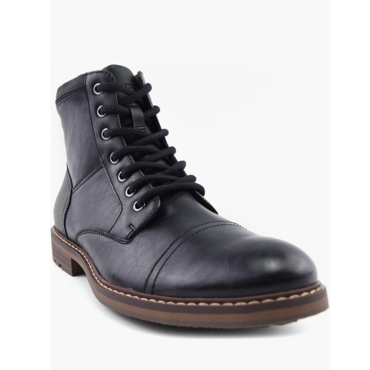 Aldo Kingston Combat Leather Boots in Black, Men’s Size 10, New w/o Box $140
