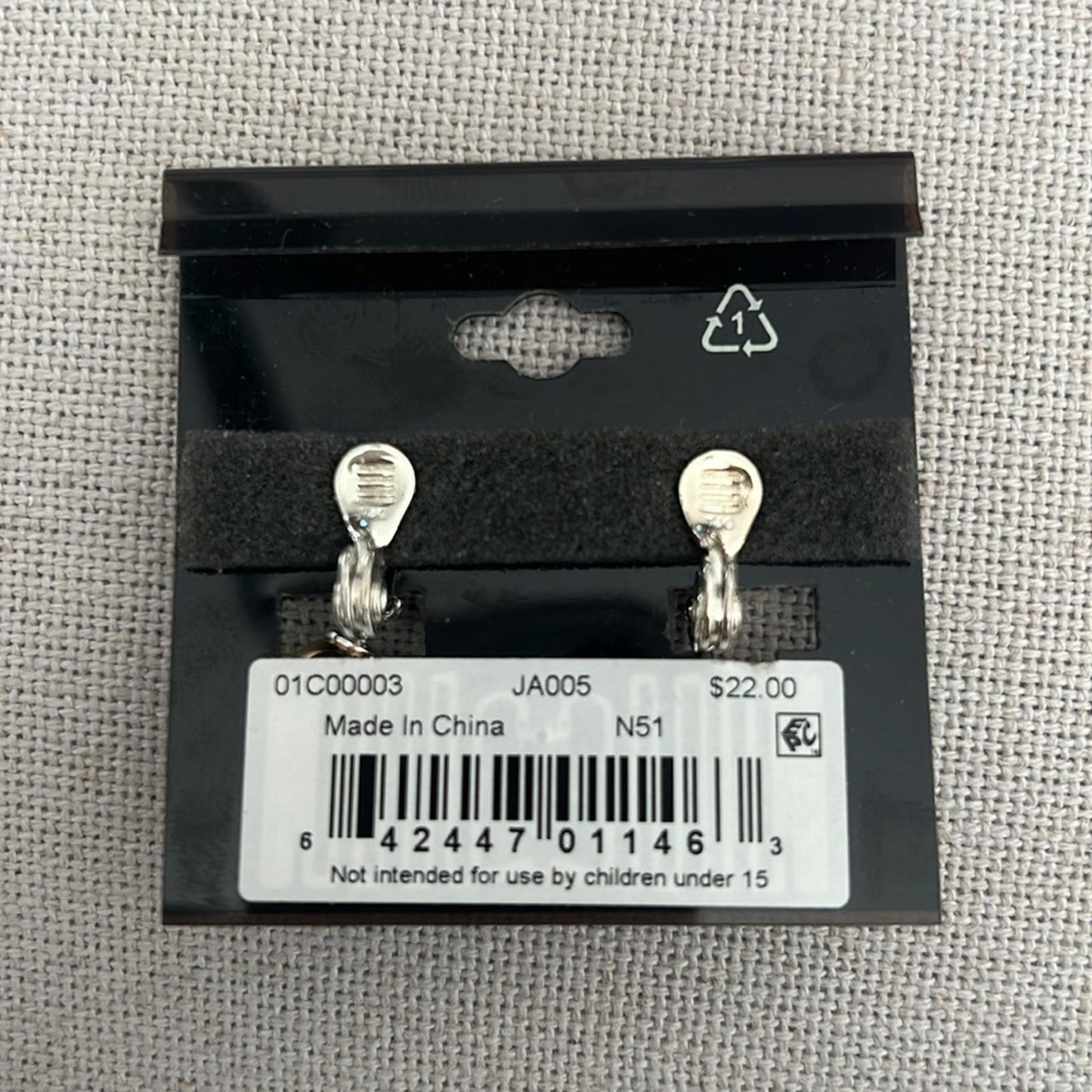 Anne Klein Two-Tone E-ZComfort Clip Earrings