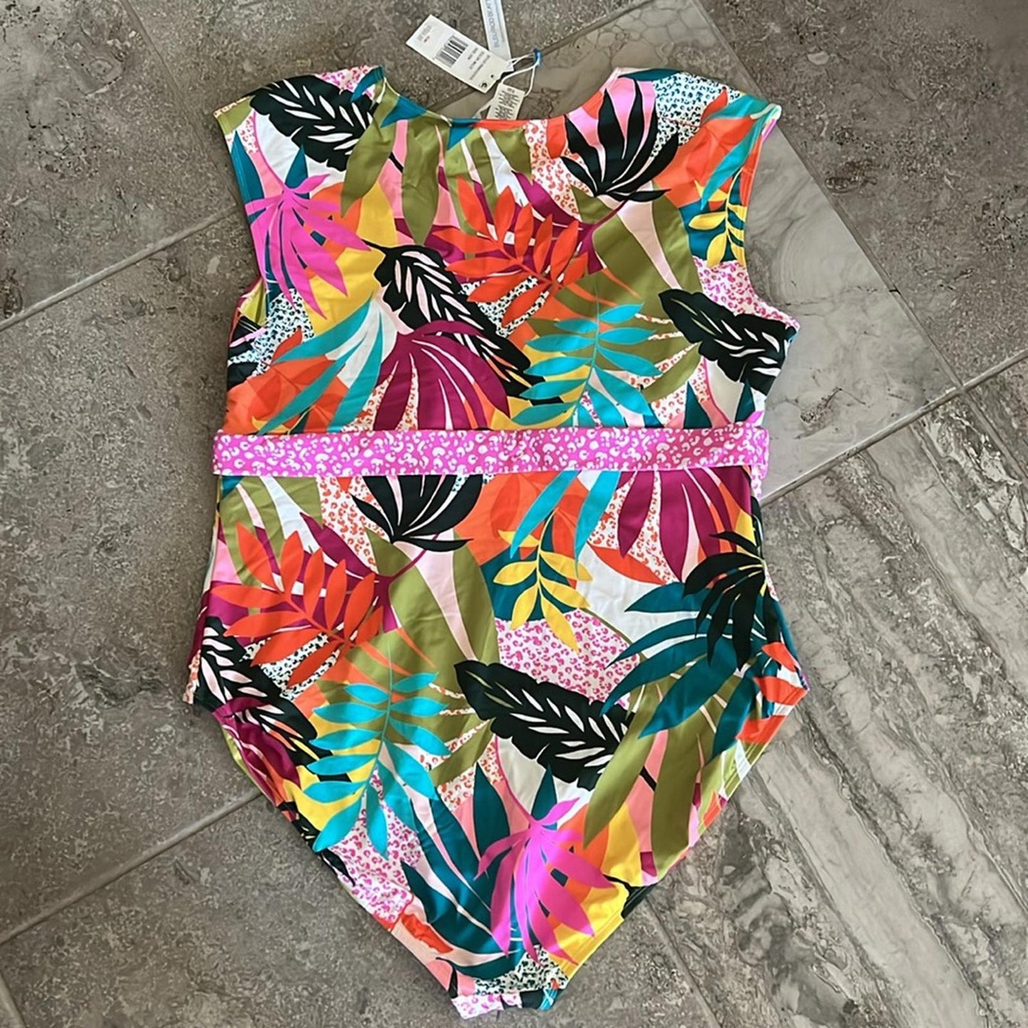 Bleu | Rod Beattie Wild At Heart Cap Sleeve Mio One-Piece Swimsuit Size 22W, NWT
