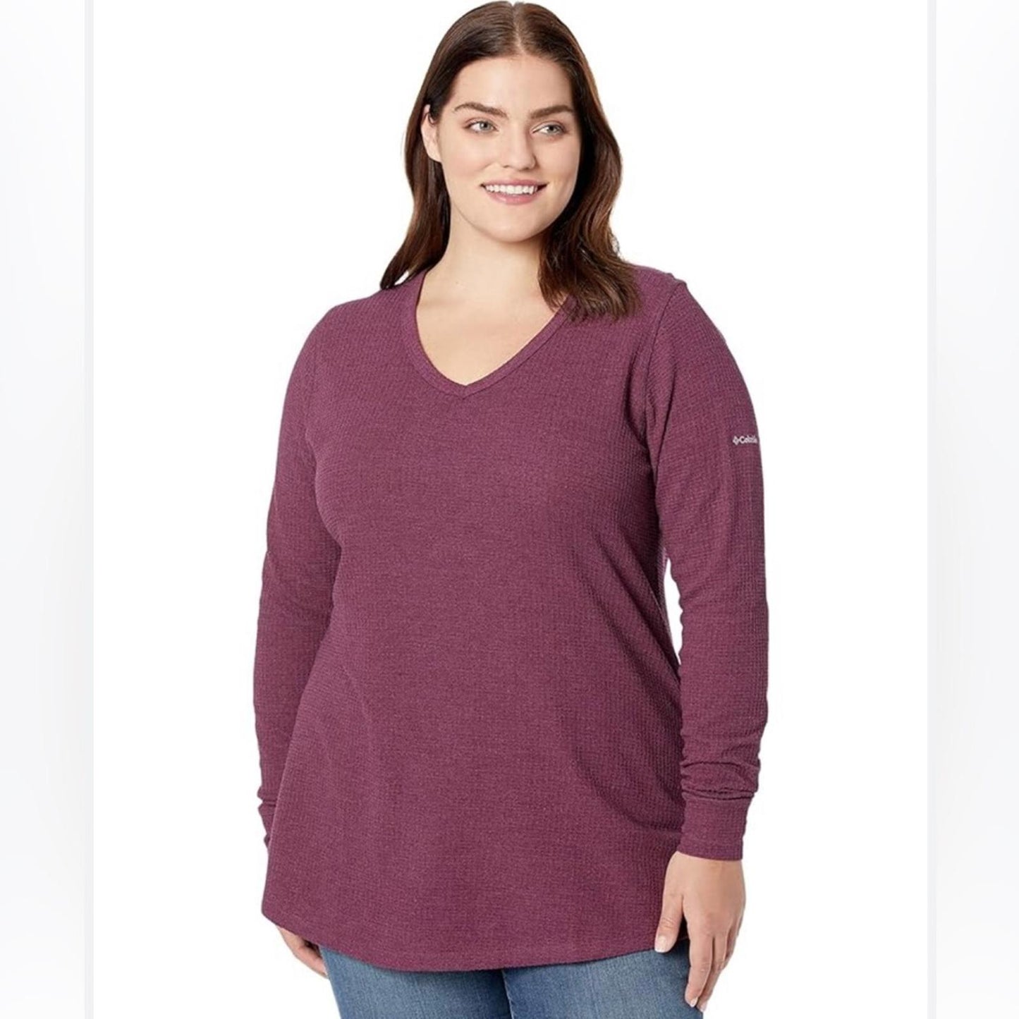 Columbia Women's Pine Peak Long-Sleeve Thermal Top, Size 1X New with Tag