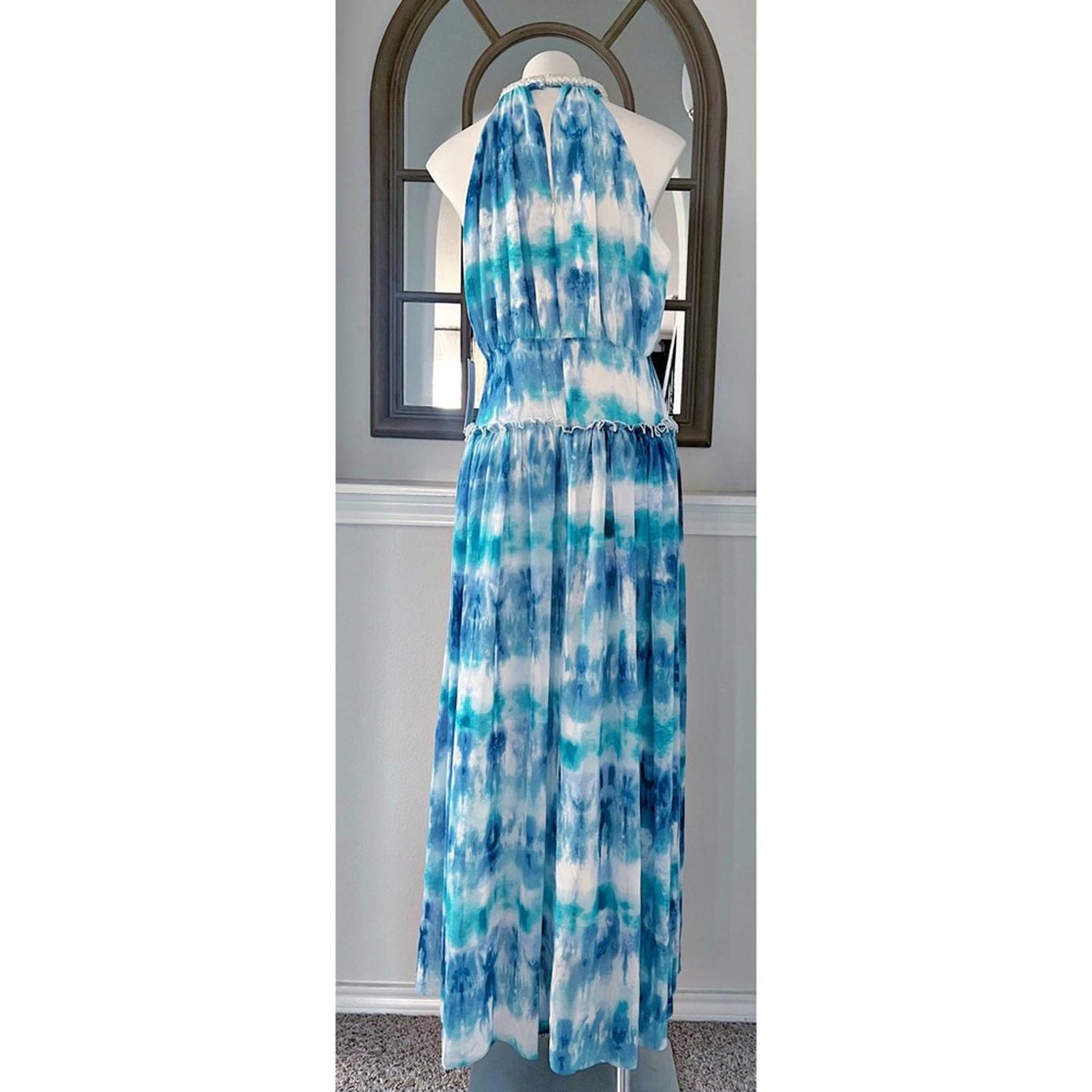 NWT Calvin Klein Embellished Maxi Evening Dress, Size 10 New w/Tag Retail $299