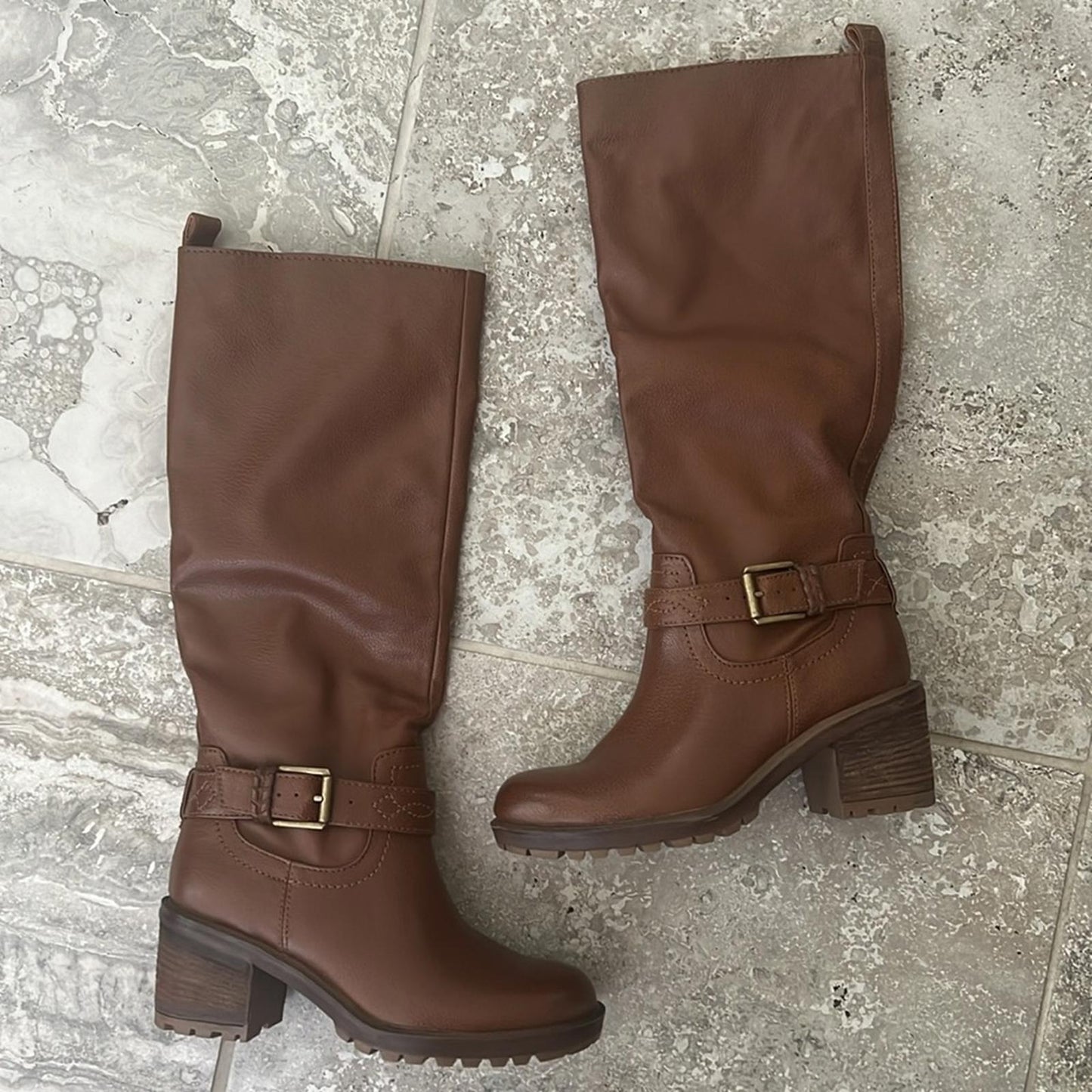Zodiac Georgia Knee-High Riding Boots, Cognac Size 10 NEW Retail $189 SOLD OUT