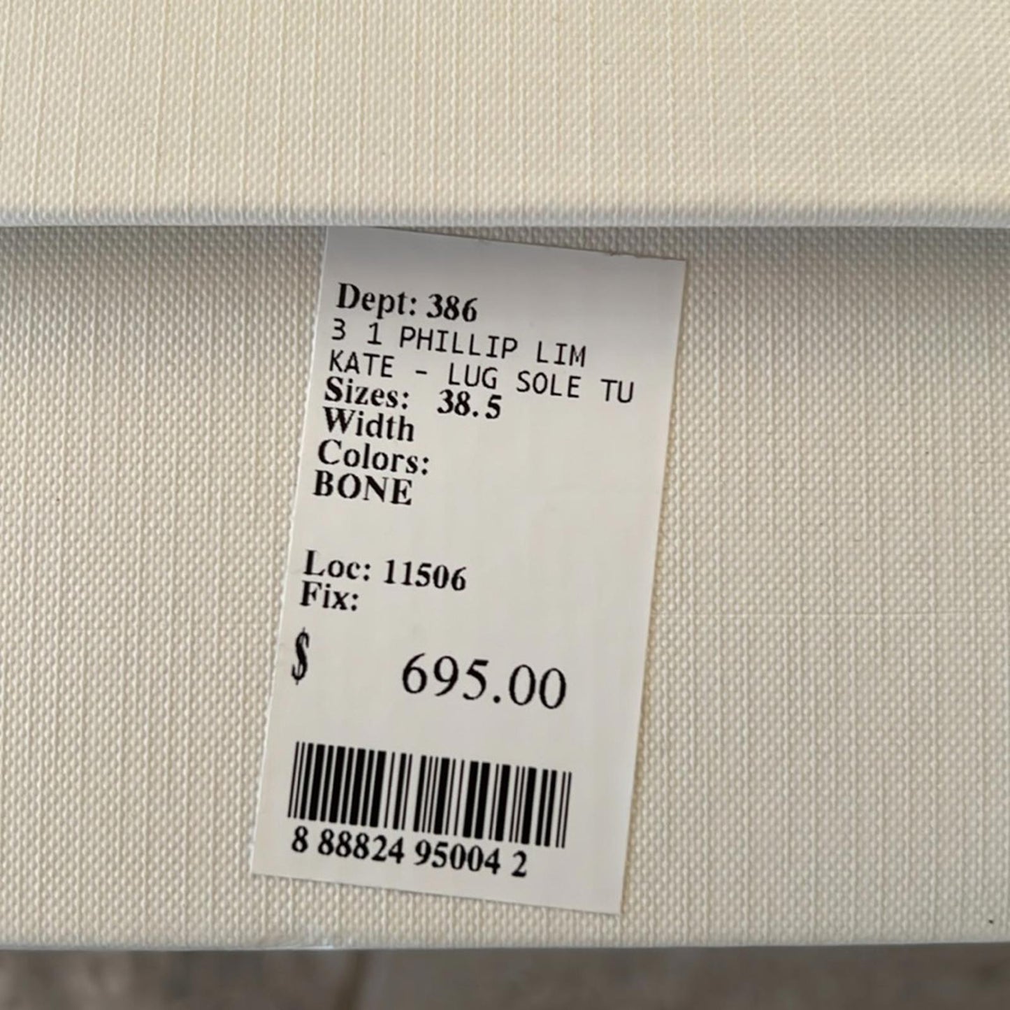 3.1 Phillip Lim Kate Tall Boots in White, NEW, w/Dust Bag, Size 38.5