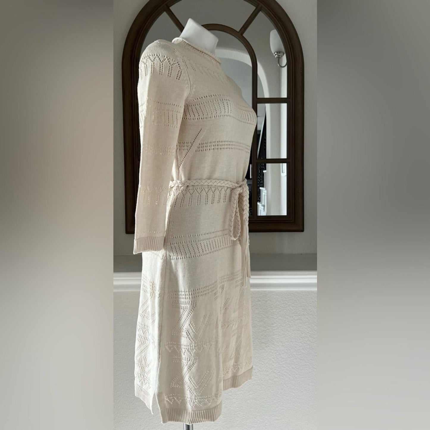 Zadig & Voltaire Cecily ZV Monogrammed Knit Dress, Size S New w/Tag $548