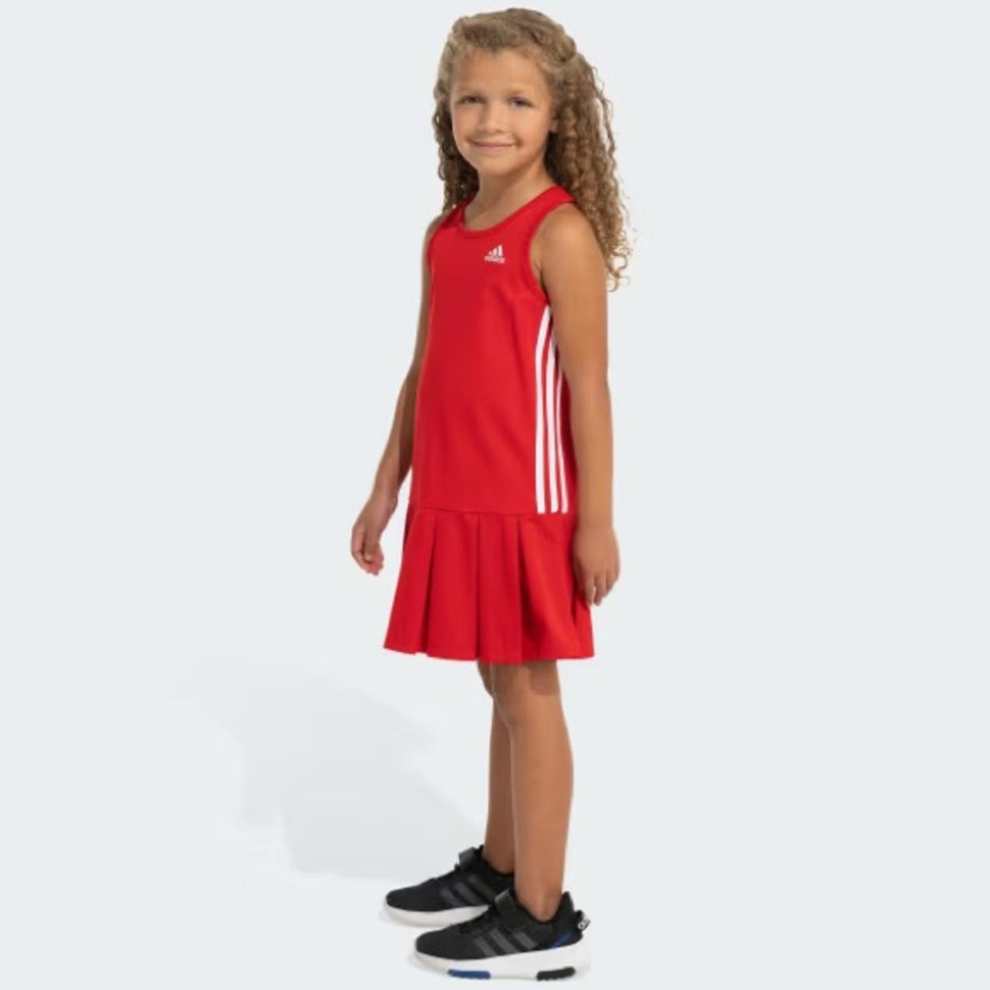 adidas Sleeveless Tennis Dress in Red, Little Girl’s Size 5 New w/Tag