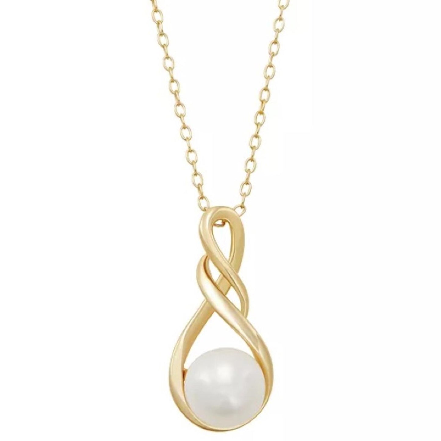 Giani Bernini Cultured Freshwater Pearl (8-1/2mm) 18" Pendant Necklace NEW