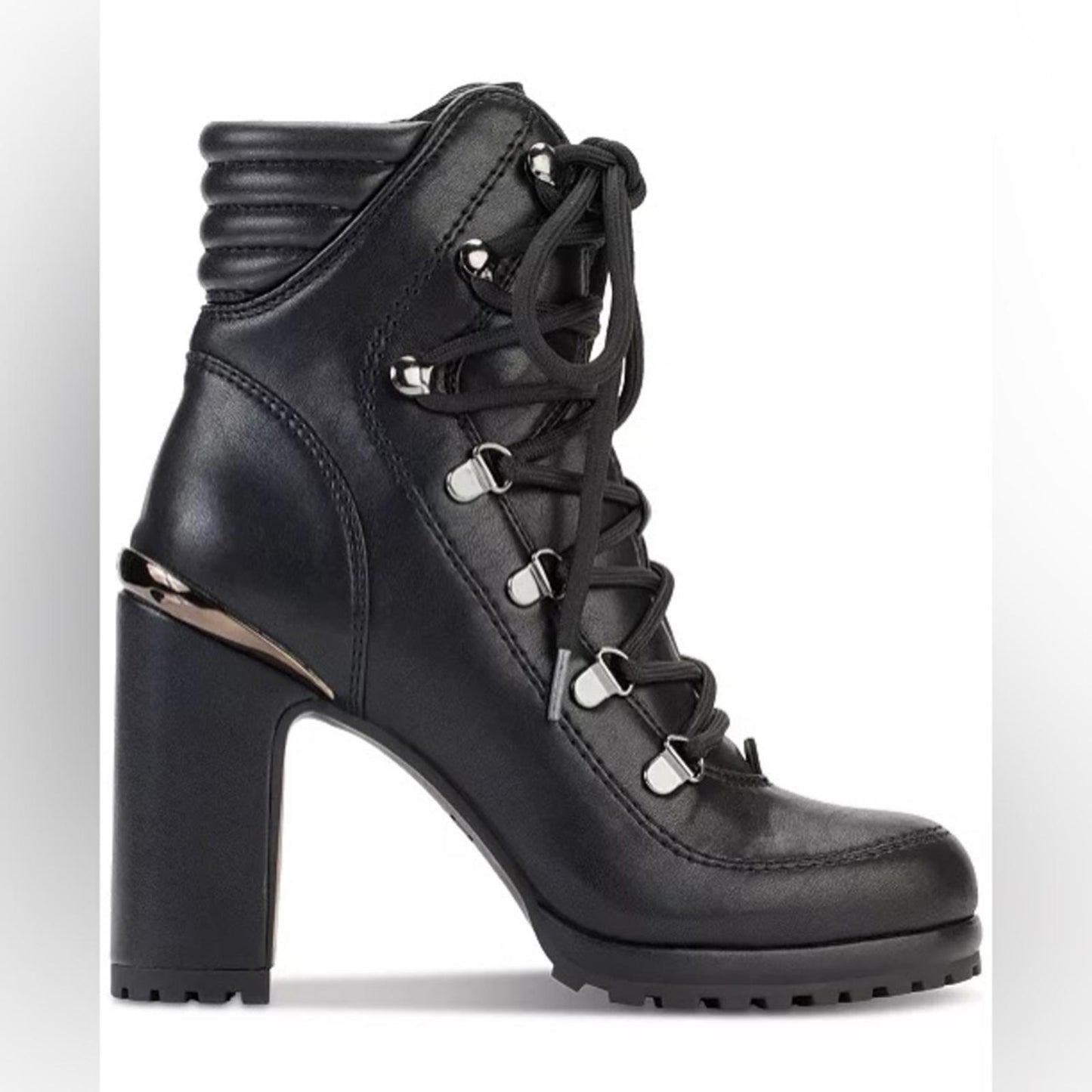 DKNY Lenni Lace-Up Ankle Boots, Oiled Suede Black Size 11 New in Box Retail $189