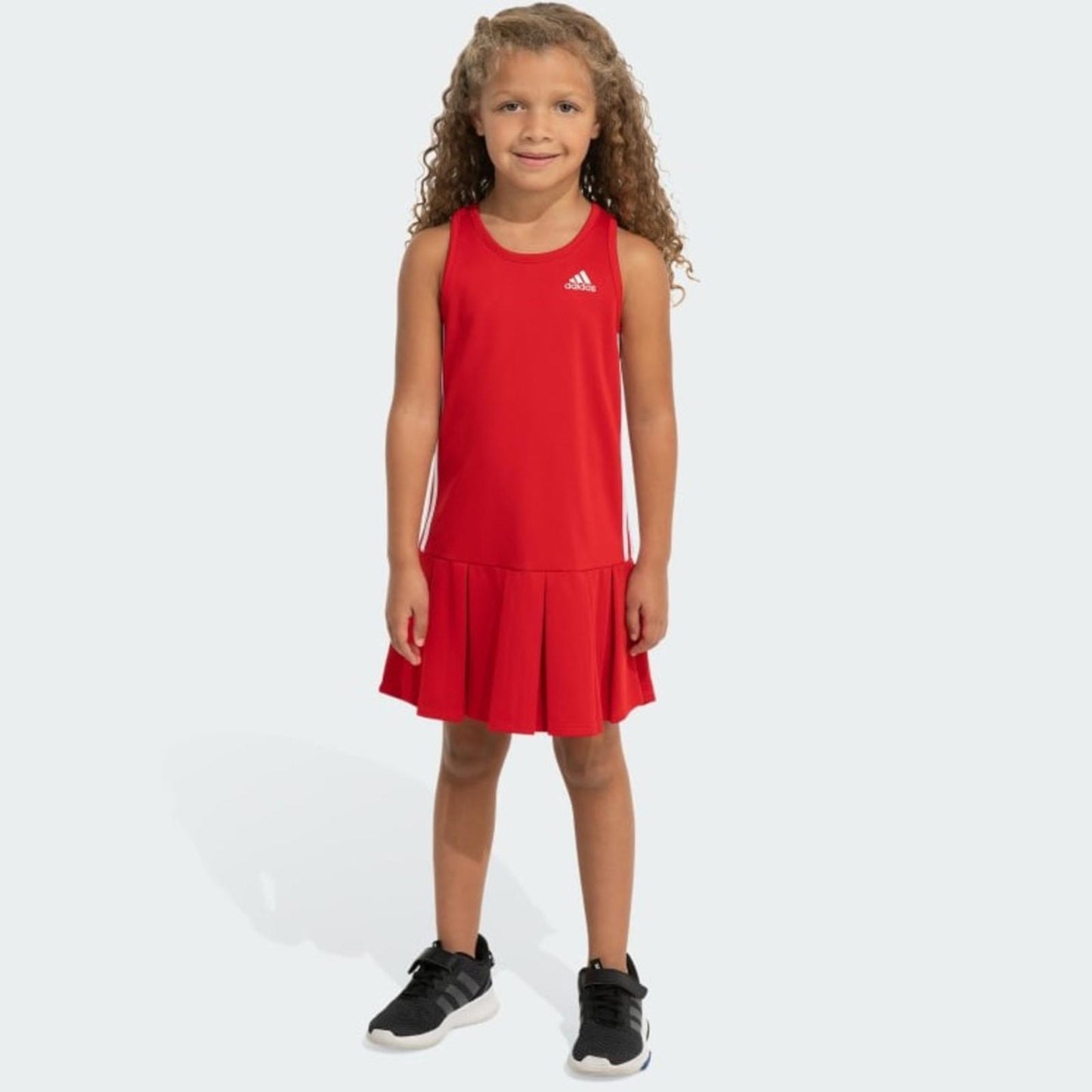 adidas Sleeveless Tennis Dress in Red, Little Girl’s Size 5 New w/Tag