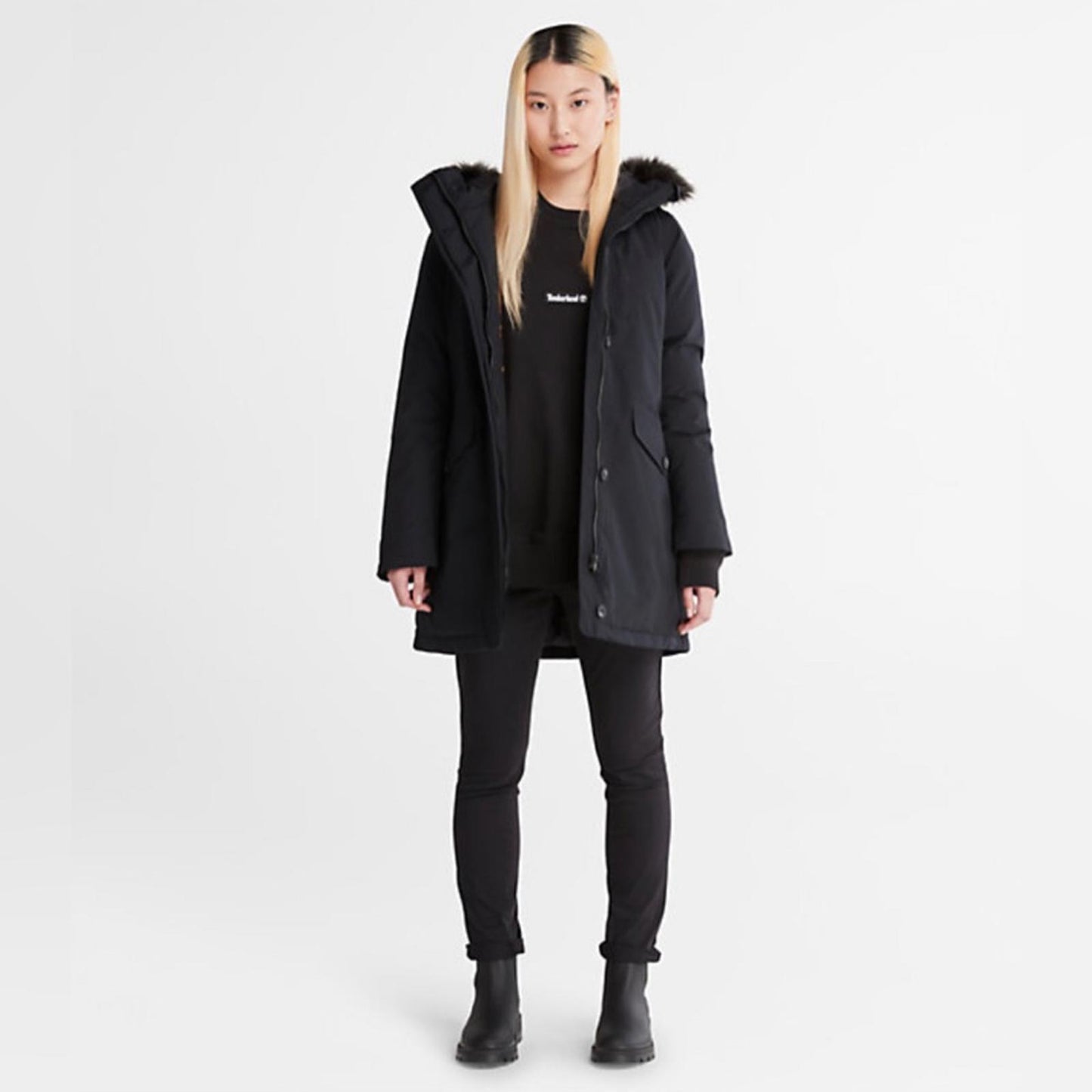 Timberland Waterproof Parka Dry Vent in Black , Women’s Size M New w/Tag