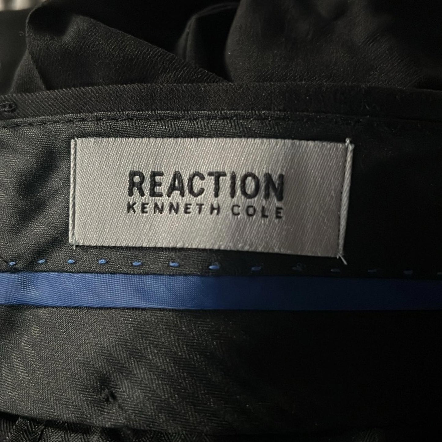Reaction Kenneth Cole Black Dress Pants, Size 33W X 30L New w/Tag