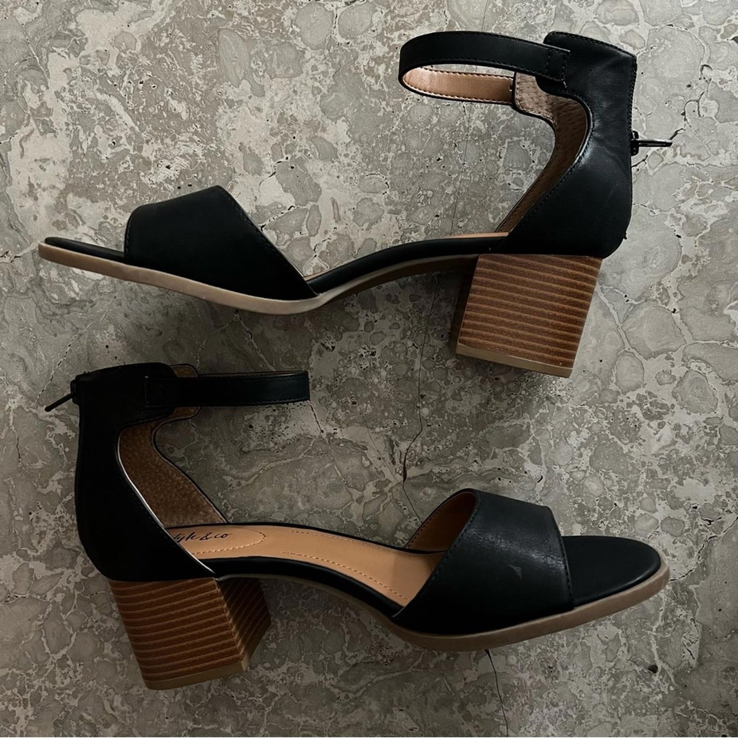Style & Co Women’s Katerinaa Two-Piece Dress Sandals, Size 9.5M New without Box