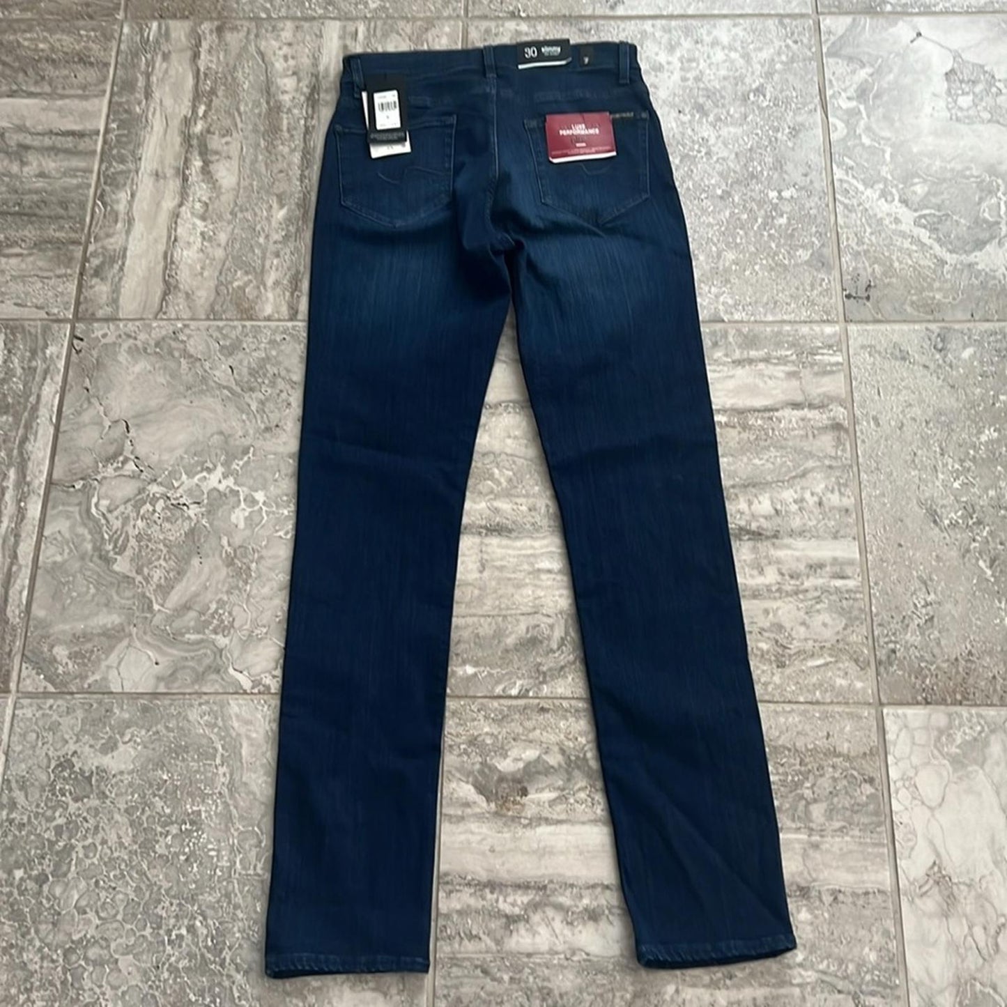 7 For All Mankind Luxe Performance Plus Slimmy Slim Fit Jeans Blue, Size 30 NWT