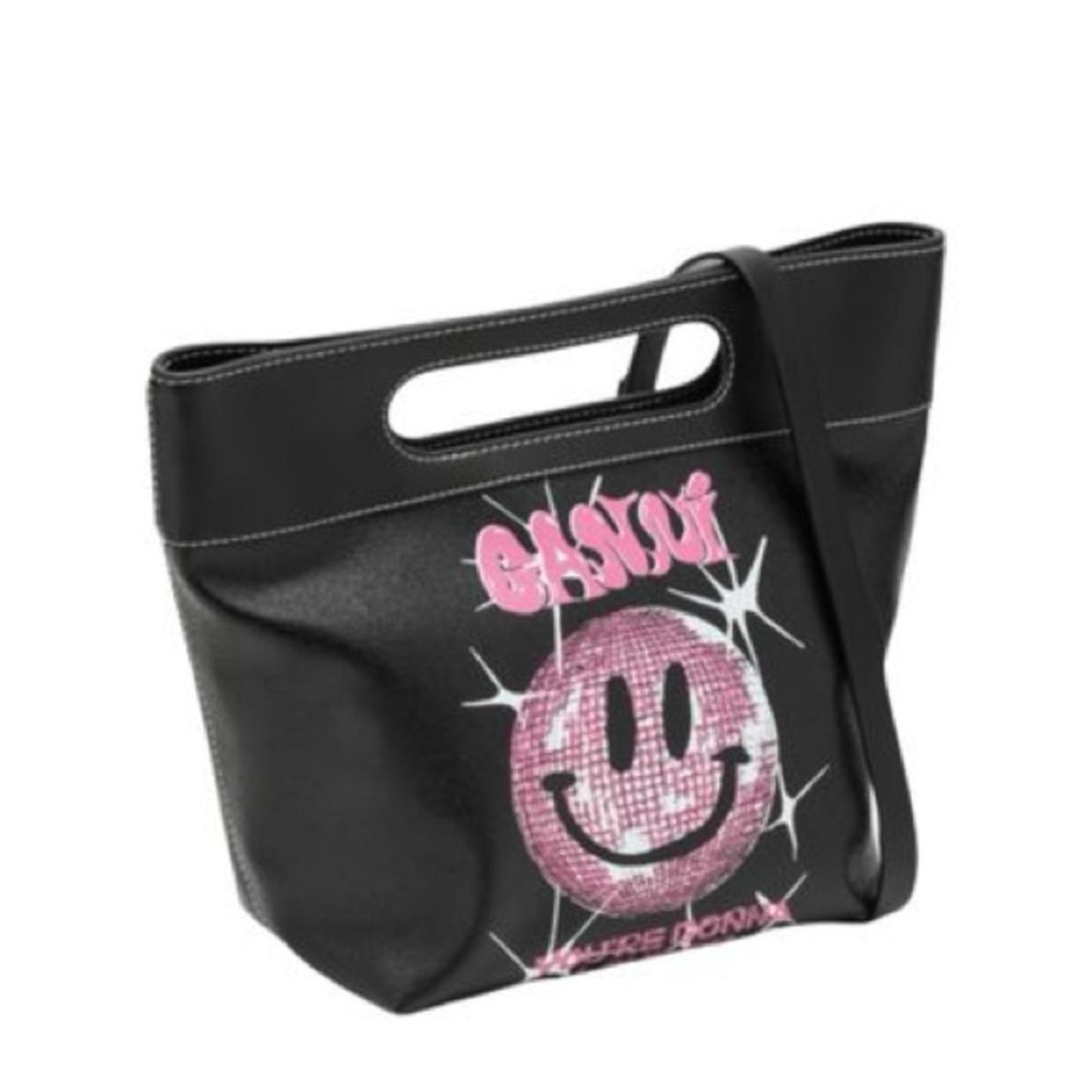 Ganni | Casual Style Street Style 2-WAY Bi-color Leather Crossbody NEW +DustBag