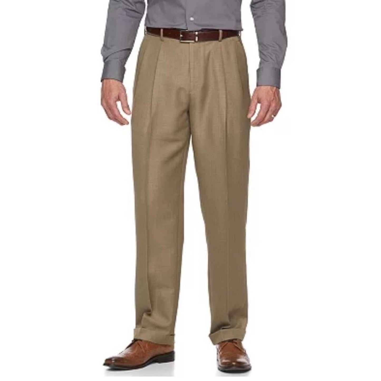 Croft & Barrow British Khaki Men’s Casual Pants, Size 34 X 34 New w/Tag