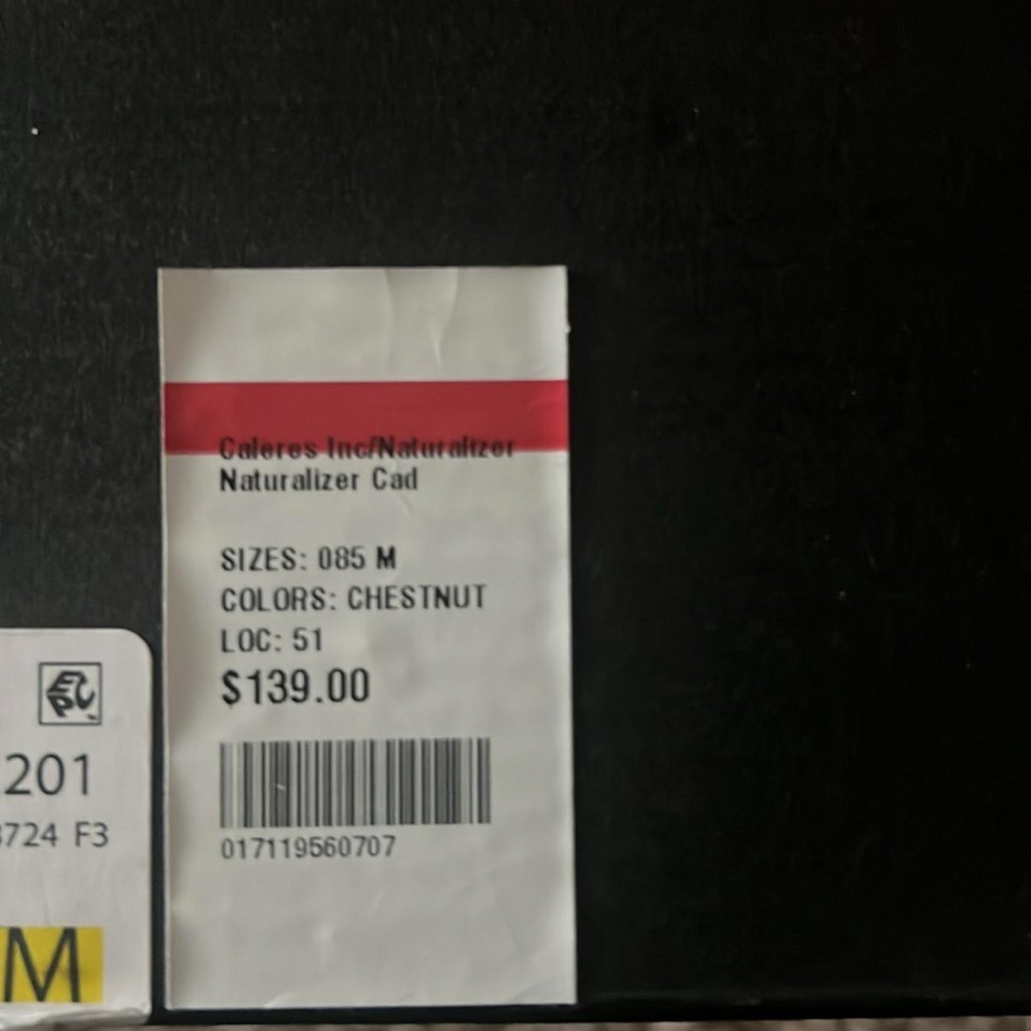 Naturalizer Cade Lug Sole Chelsea Boots in Chestnut, Size 8.5 New in Box $139