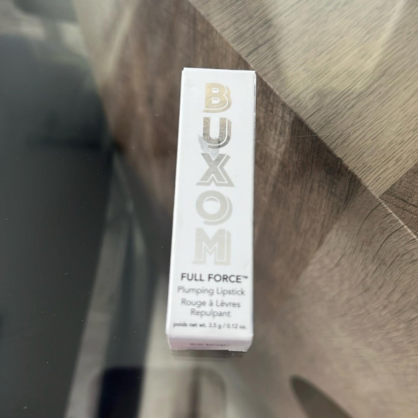 BUXOM Full Force Plumping Lipstick, Baller/True Red, 0.12 oz New in Box