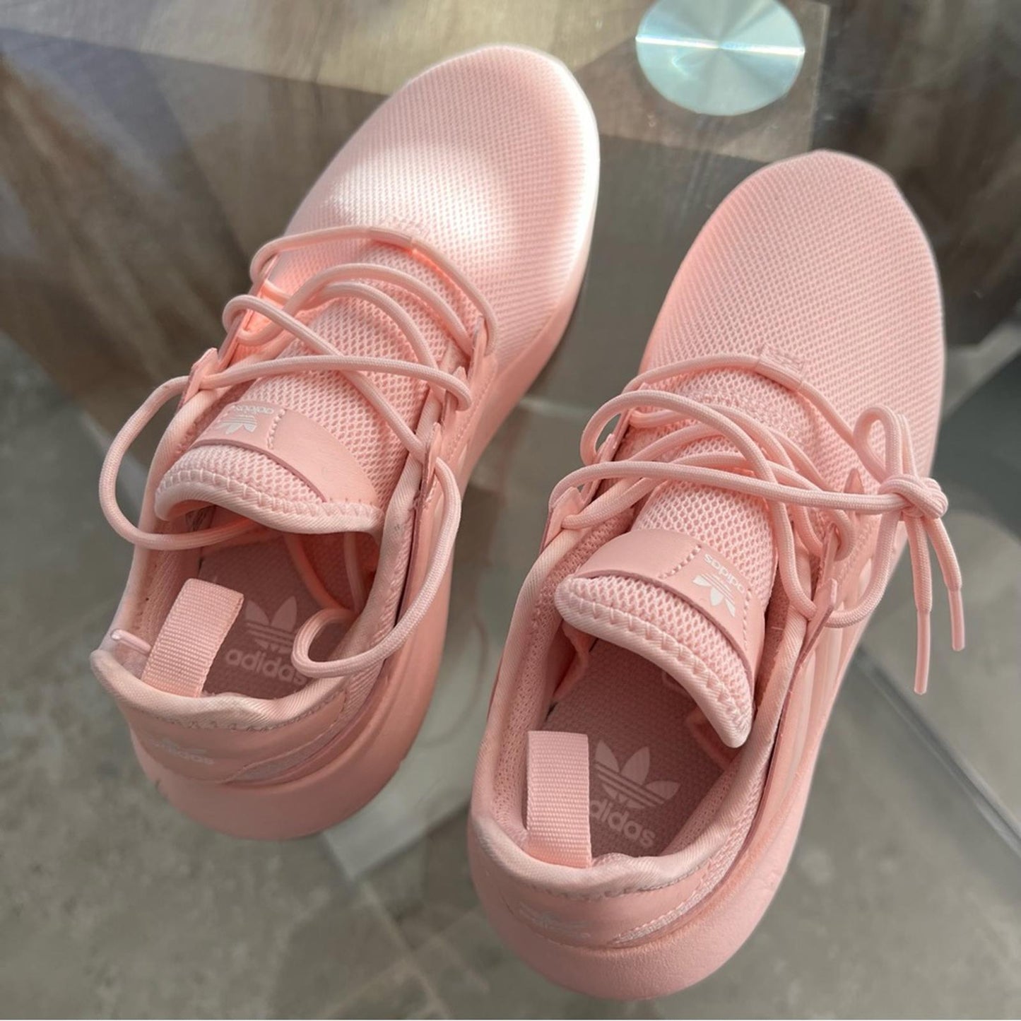 NEW Adidas X-PLR Lace-Up Sneakers in Icey Pink Size 3, NEW w/o Box