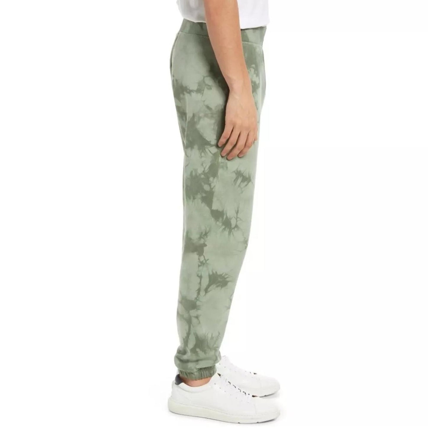 Rag & Bone Prospect Jogger City Tie Dye Sweatpants in Leaf Green Size XL $225