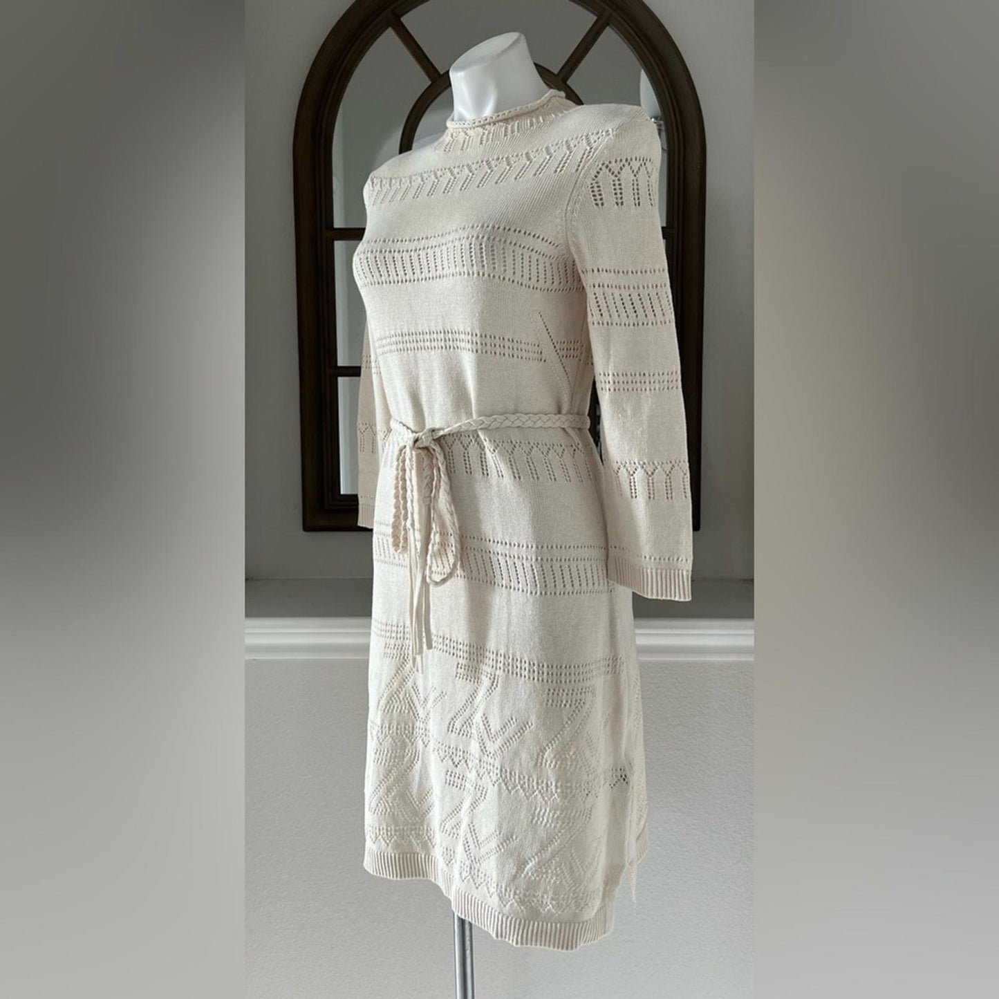 Zadig & Voltaire Cecily ZV Monogrammed Knit Dress, Size M New w/Tag, Retail $548