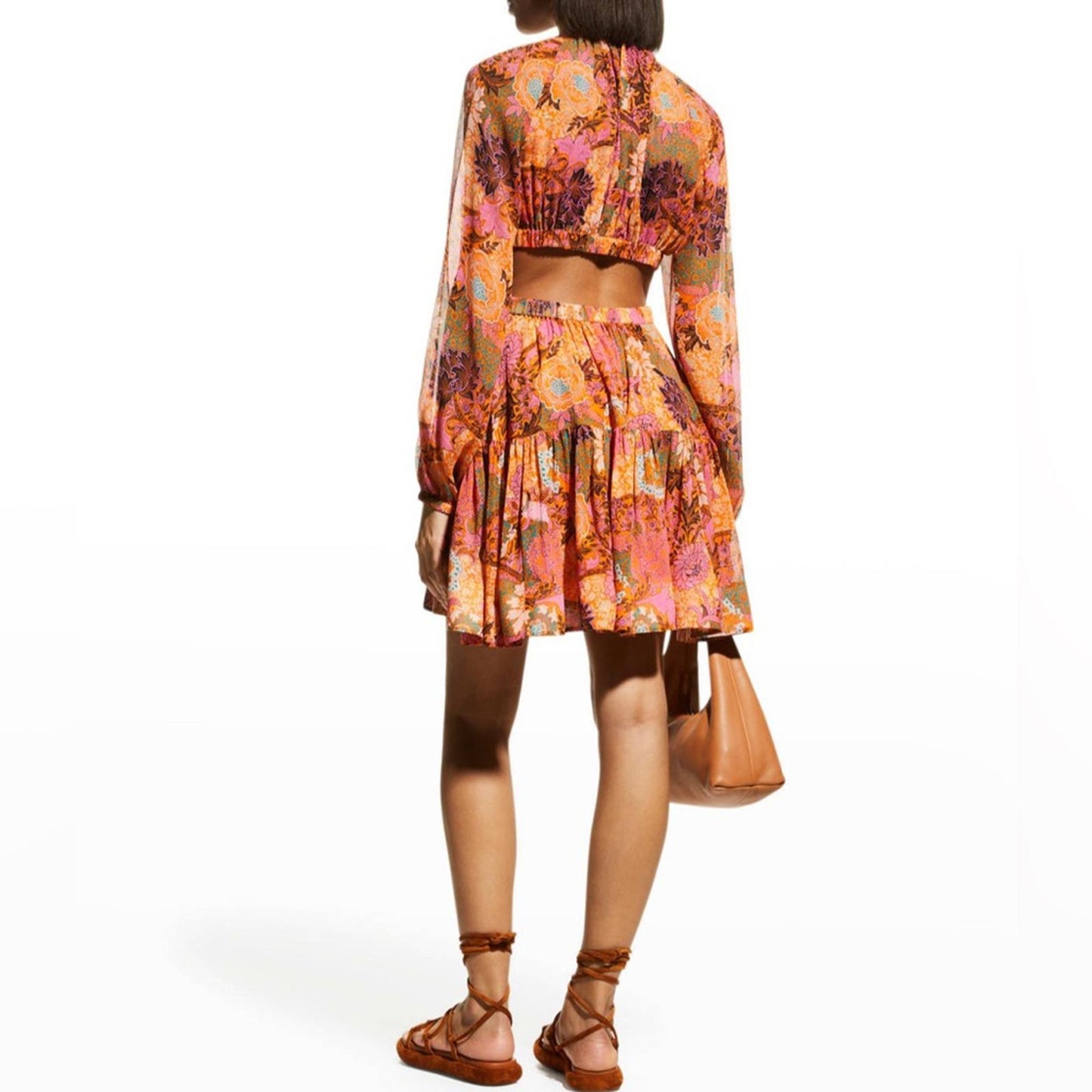 A.L.C. Izzy Silk Fit &Flare Cutout Dress, Size 4 New w/Tag Retail $695 SOLD OUT!