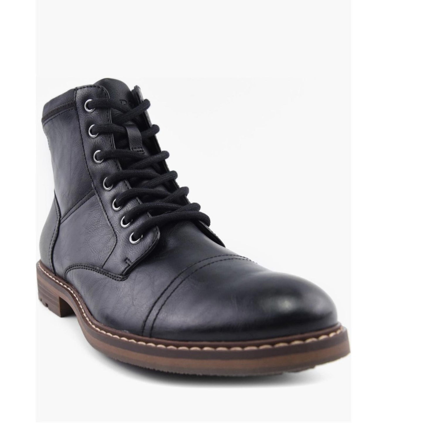 Aldo Kingston Combat Leather Boots in Black, Men’s Size 10, New w/o Box $140