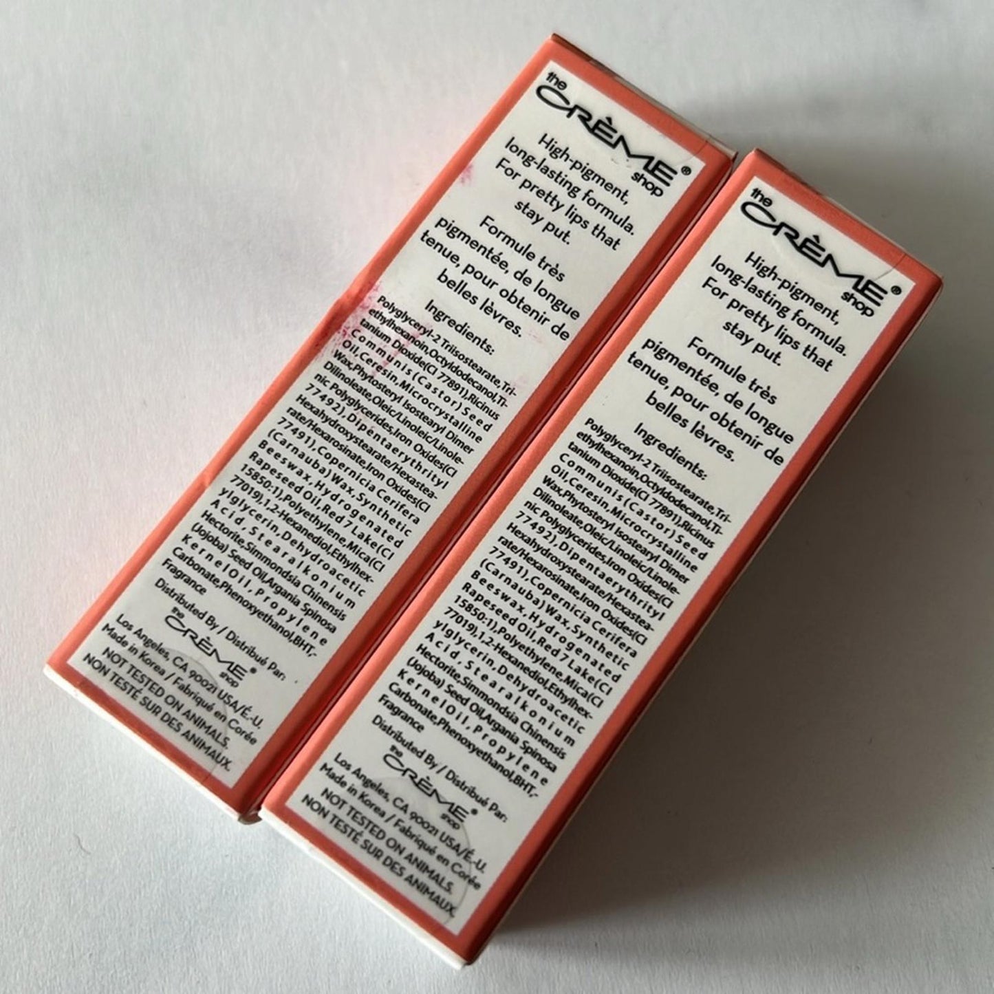 X2 The Crème Shop Read My Lipstick - Peachy Keen - 0.105oz