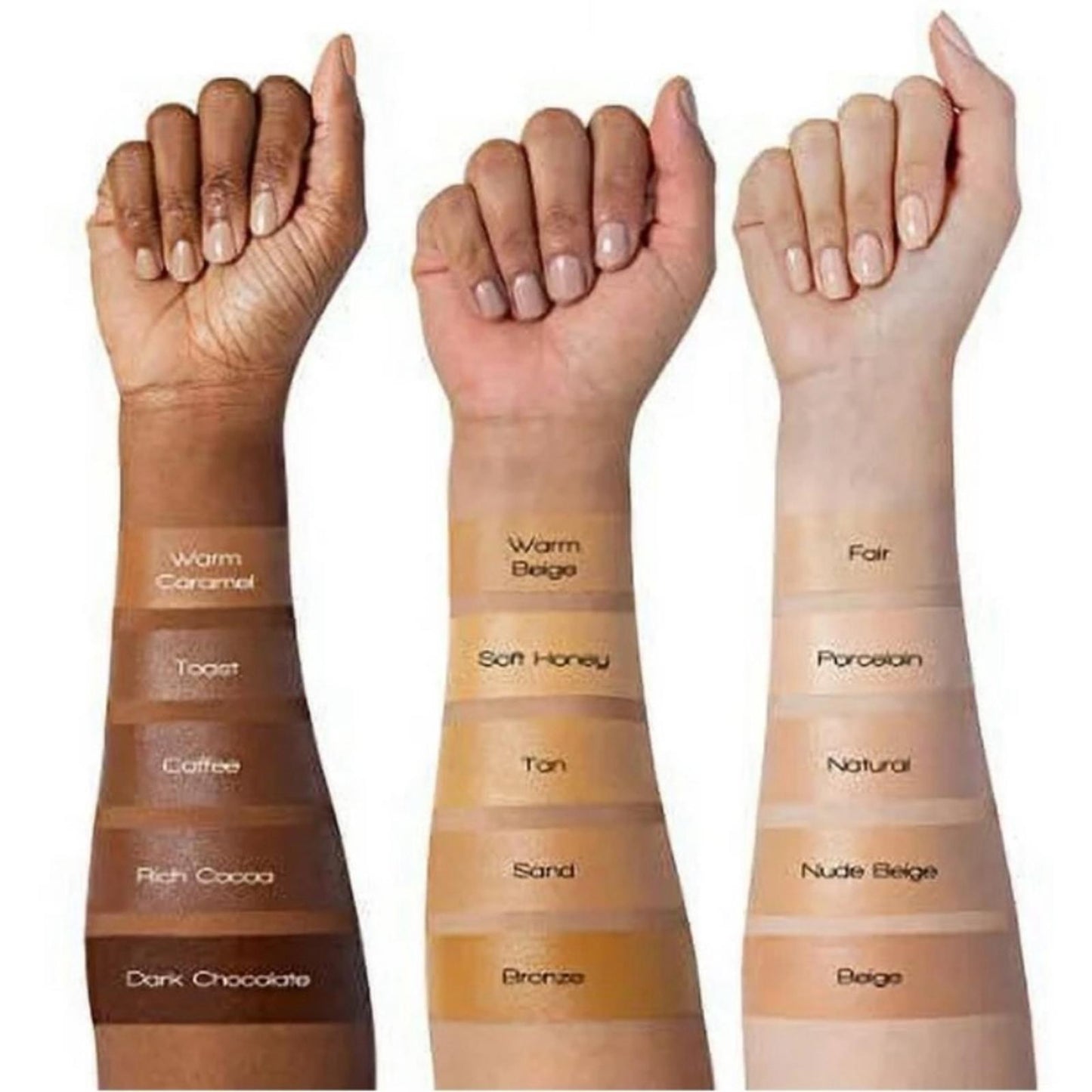X3 L.A. Girl Beige PRO.coverage HD High-Def Long Wear Illuminating Foundation