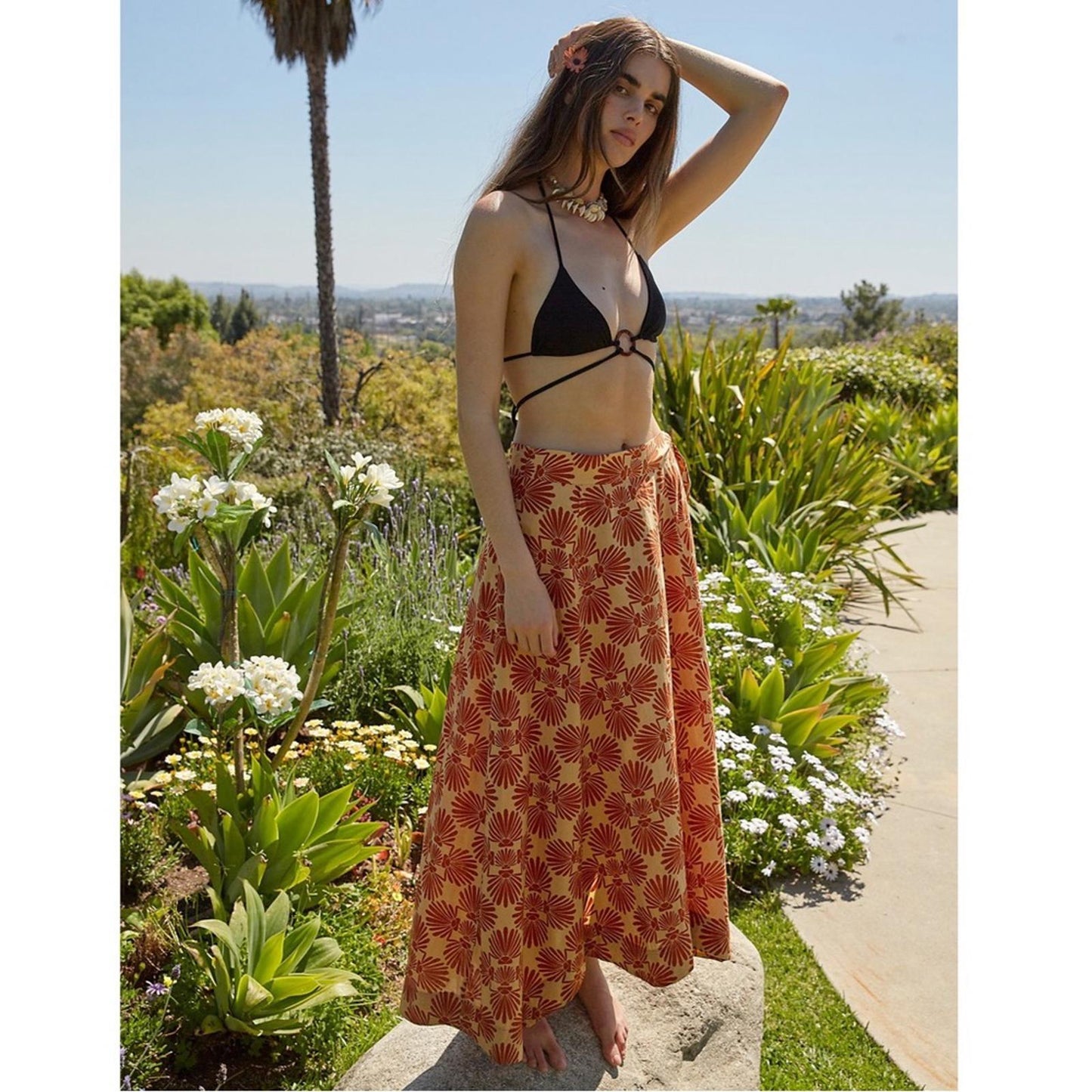 NEW Free People Intimately Beach Party Sarong, Size L New w/o Tag