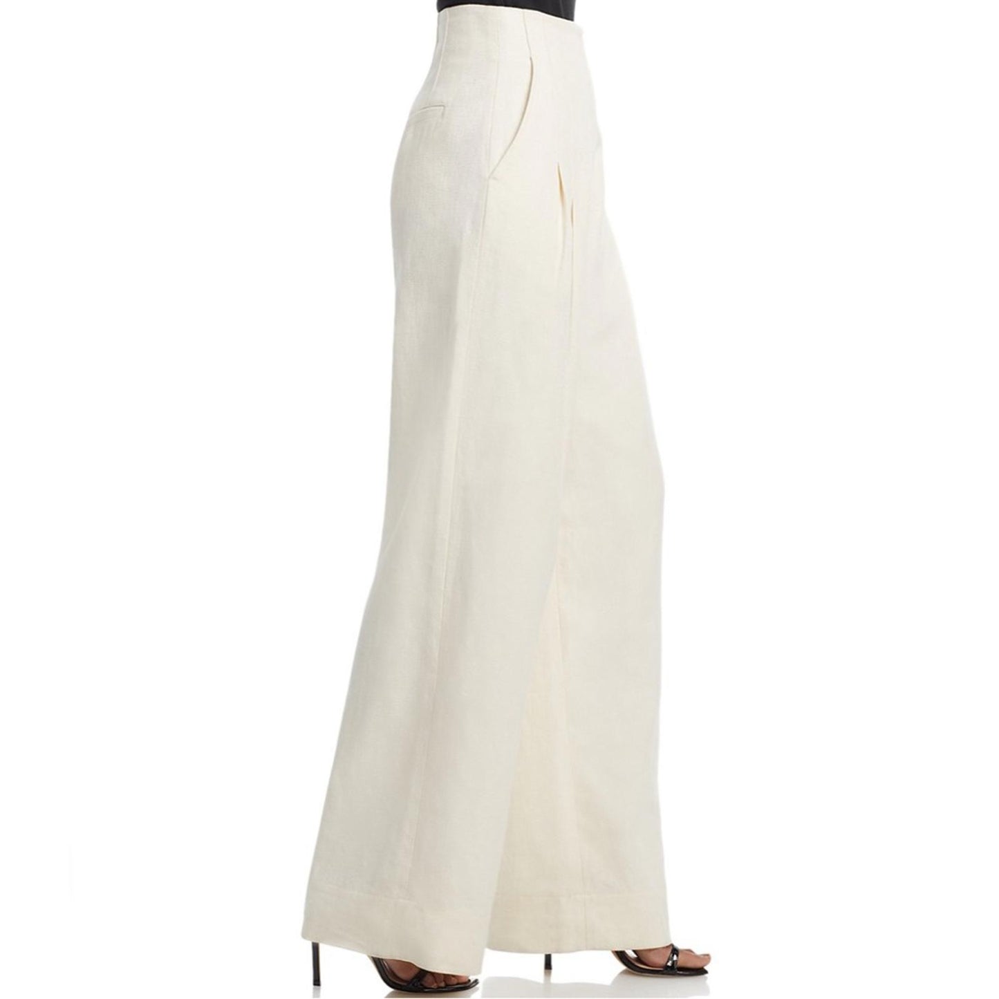A.L.C. Bennett Pleated Wide Leg Pants in Ecru, Size 0 New w/Tag $495 (SOLD OUT)