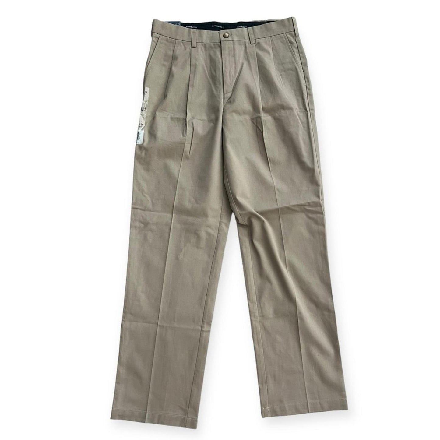 Croft & Barrow British Khaki Men’s Casual Pants, Size 34 X 34 New w/Tag