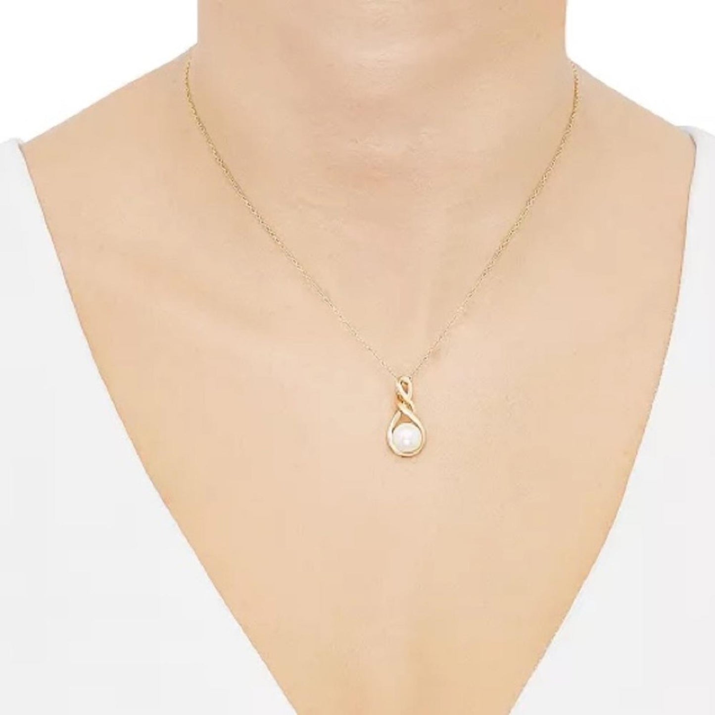 Giani Bernini Cultured Freshwater Pearl (8-1/2mm) 18" Pendant Necklace NEW