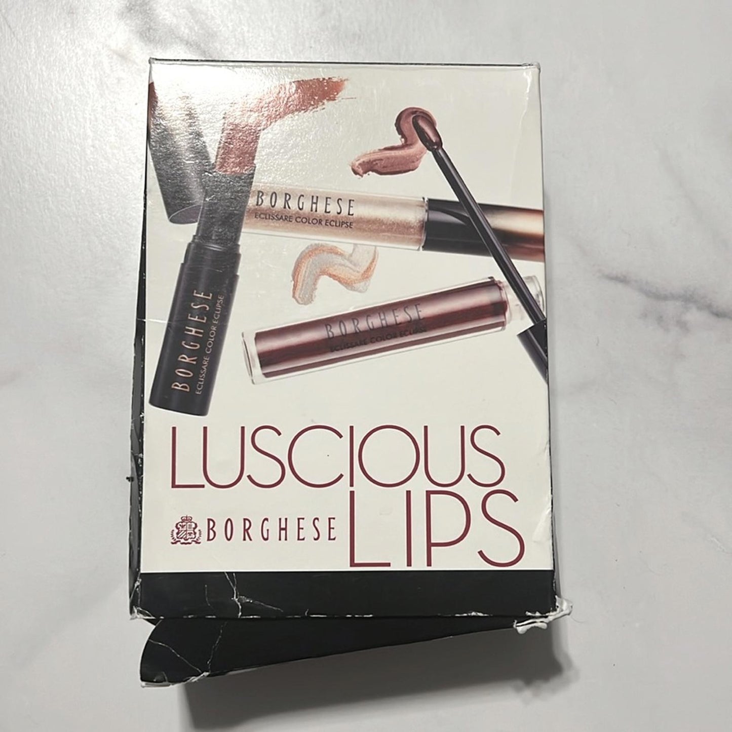 BORGHESE Luscious Lips Make-Up Set/Set of 3 NEW !