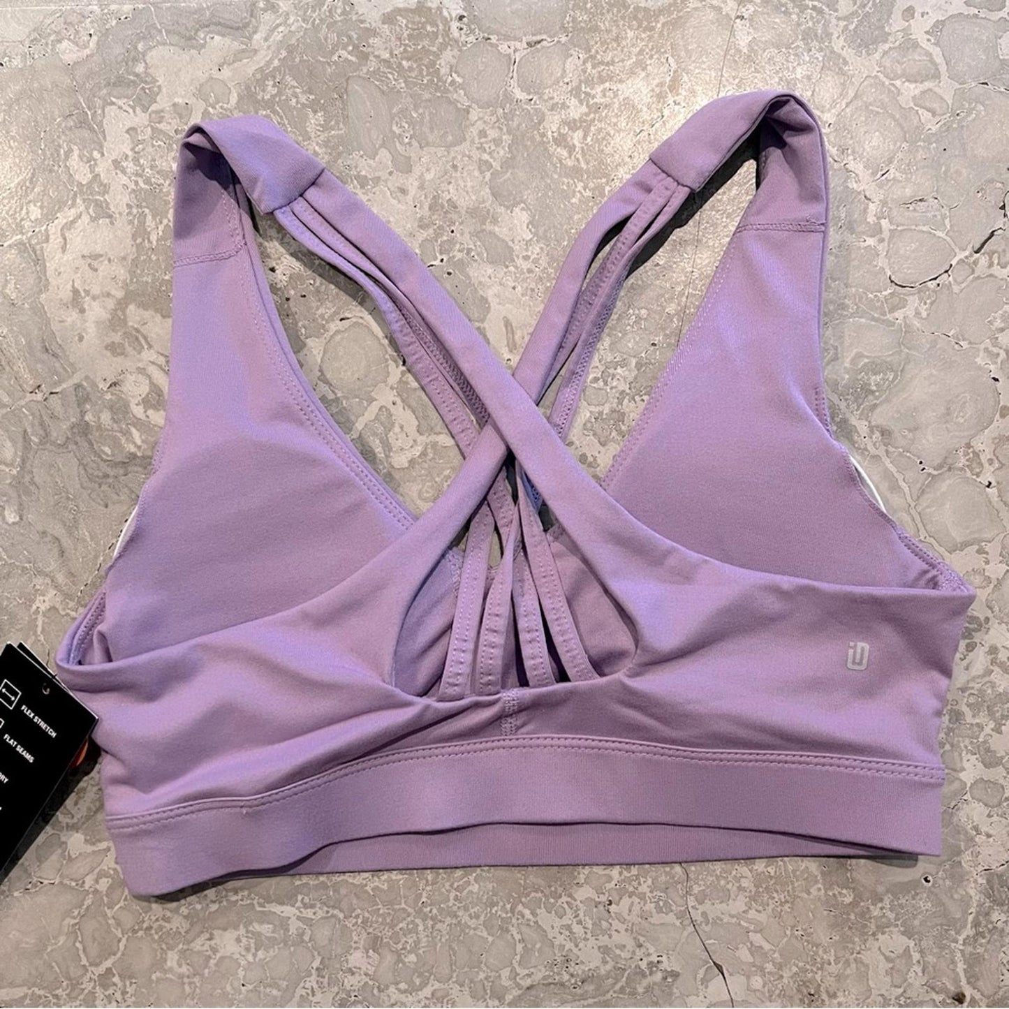 ID Ideology LAVENDER Low Impact Bra, Size XS New w/Tag