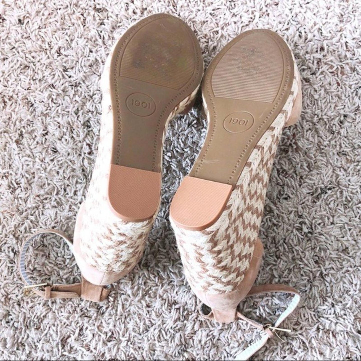 1901 Espadrilles Ankle Strap Sandals, NEW, Size 11
