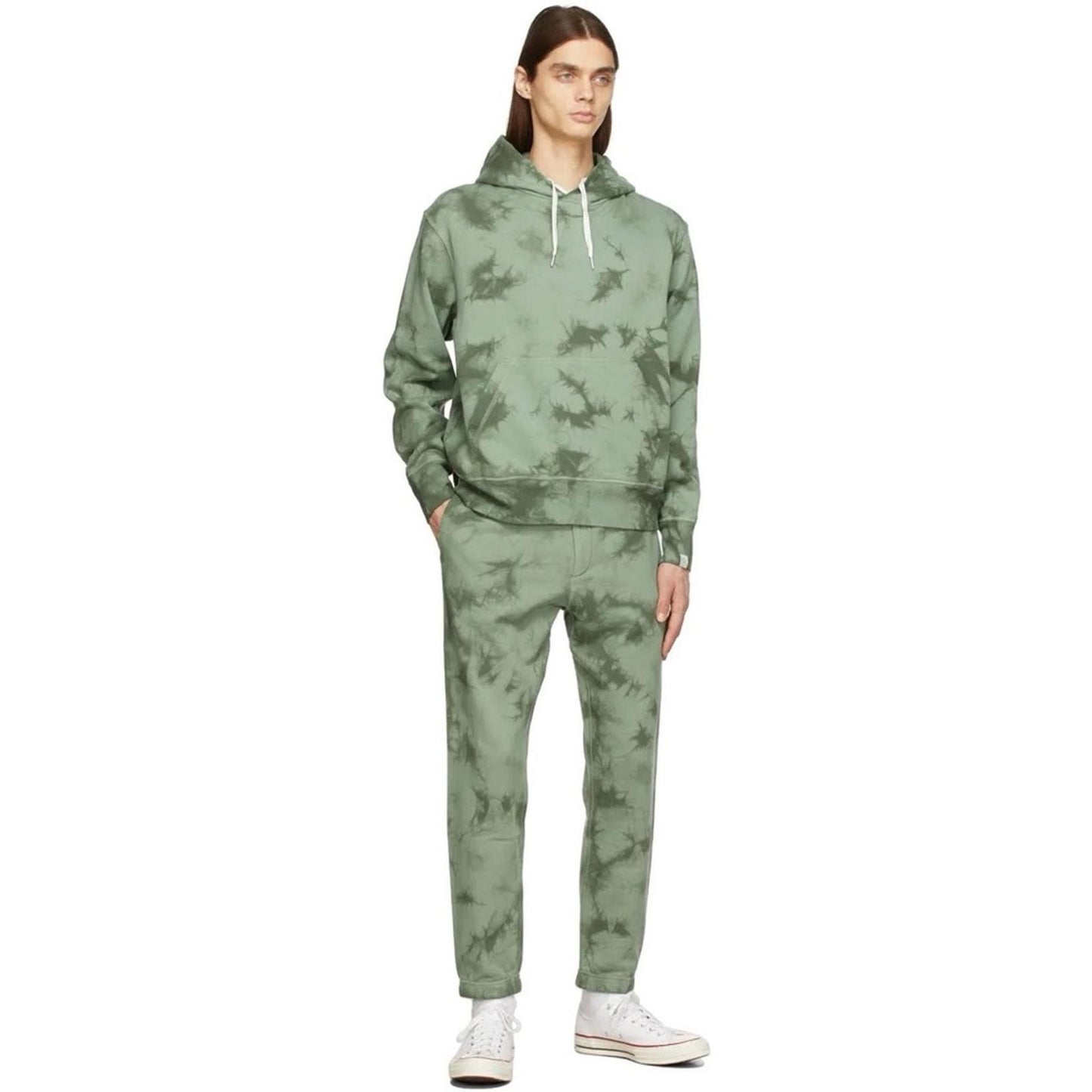 Rag & Bone Prospect Jogger City Tie Dye Sweatpants in Leaf Green Size XL $225