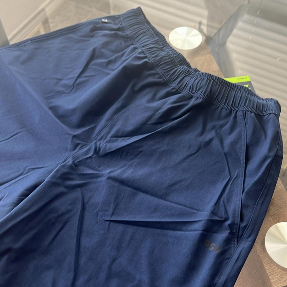 DSG 8” Agility Woven Shorts University Navy Heather, Size S New w/Tag