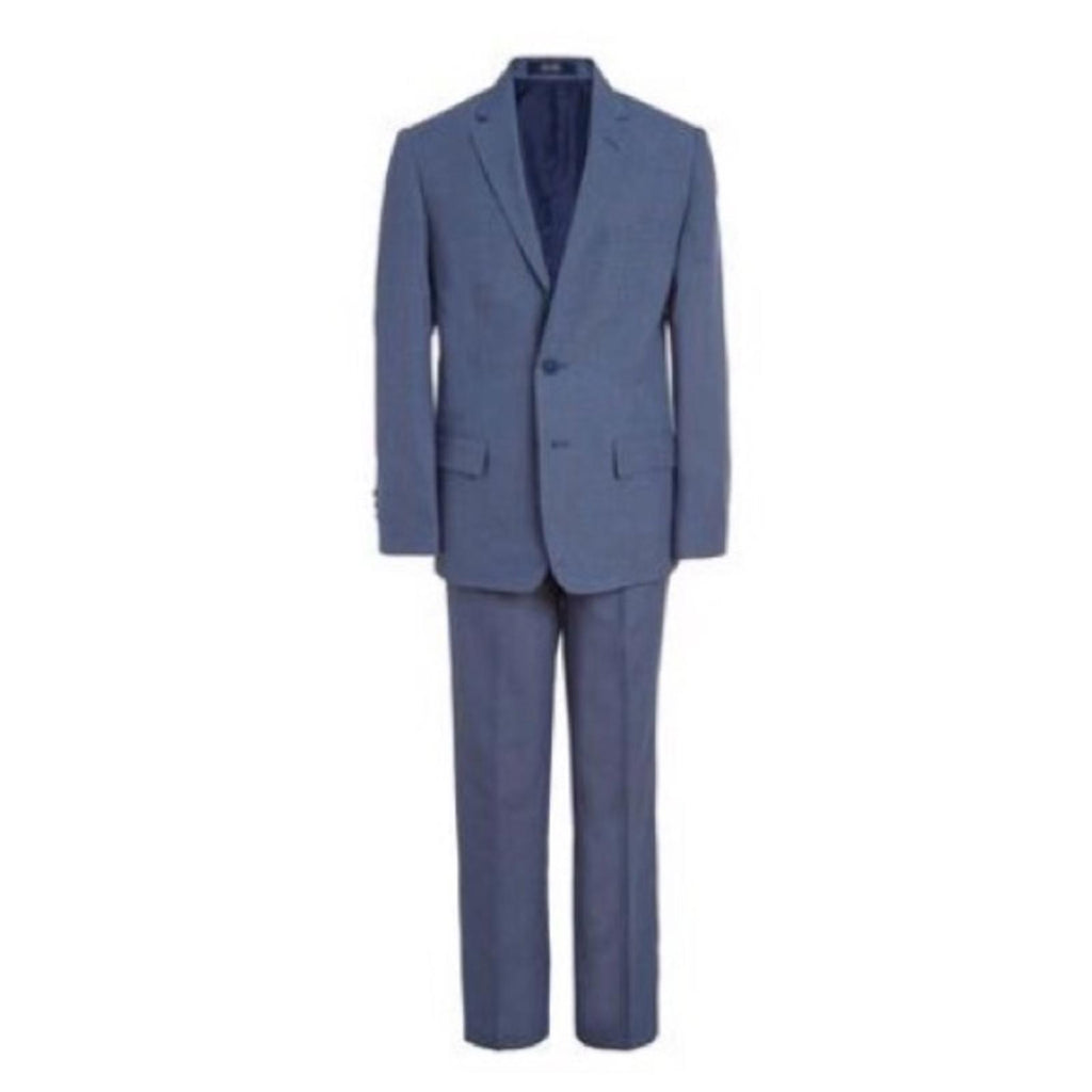 Nautica 2-Piece Micro Texture Suit in Blue, Big Boys Size 14, NEW $140