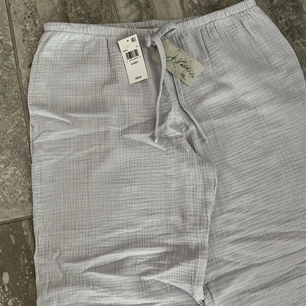 NEW J. Valdi Lavender Beach Pants Swim Cover Up, Size XL New w/Tag Retail $58