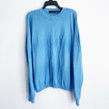 Jhane Barnes Cashmere Blend Sweater in Blue, Size XL