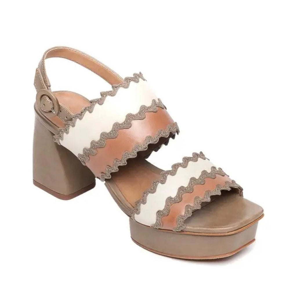 Bernardo Remi Platform Sandals in Blush Brown, Anthropologie Size 7.5 New in Box